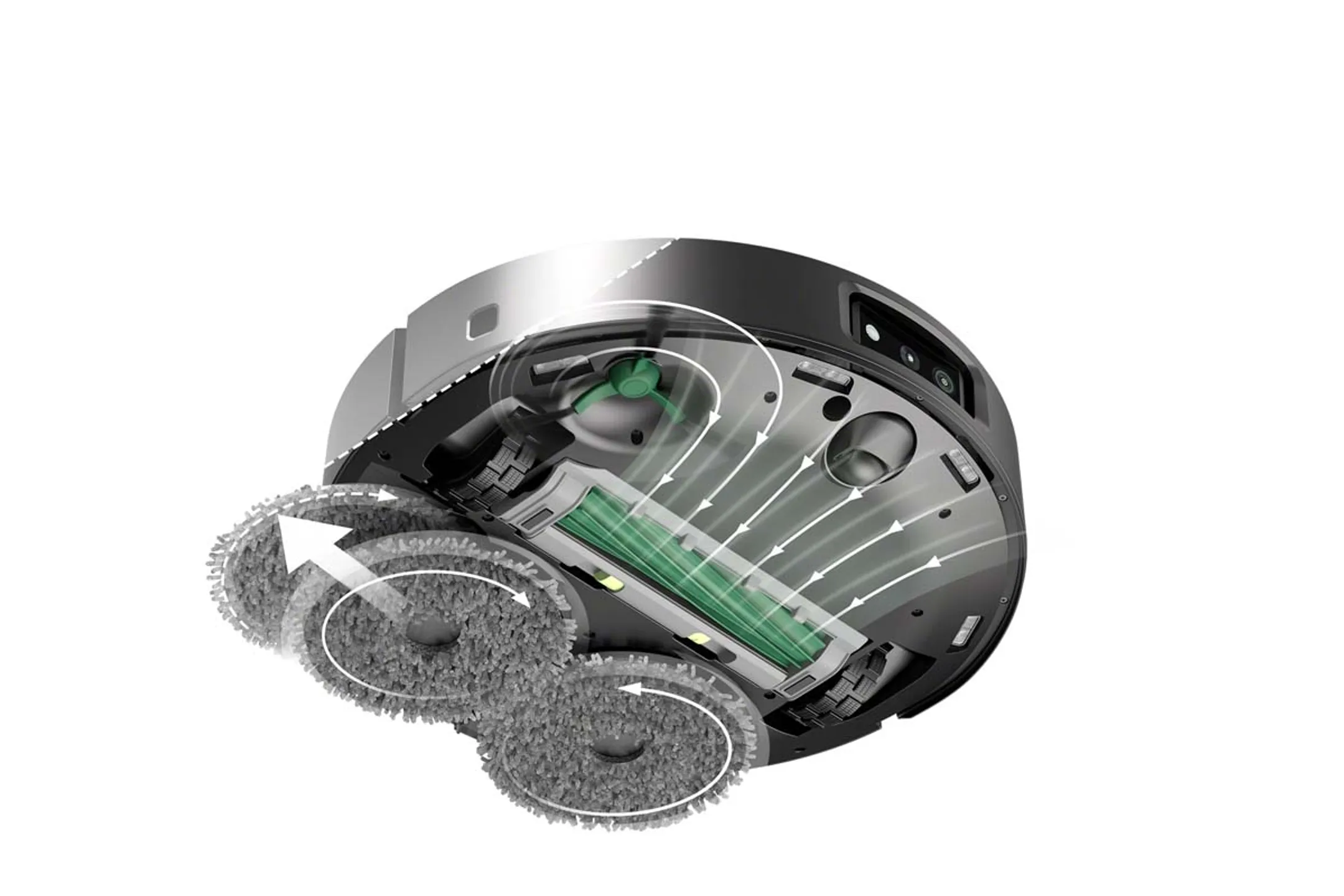 iRobot Robot aspirateur laveur Roomba Plus 505 Combo + Base AutoWash - Noir image