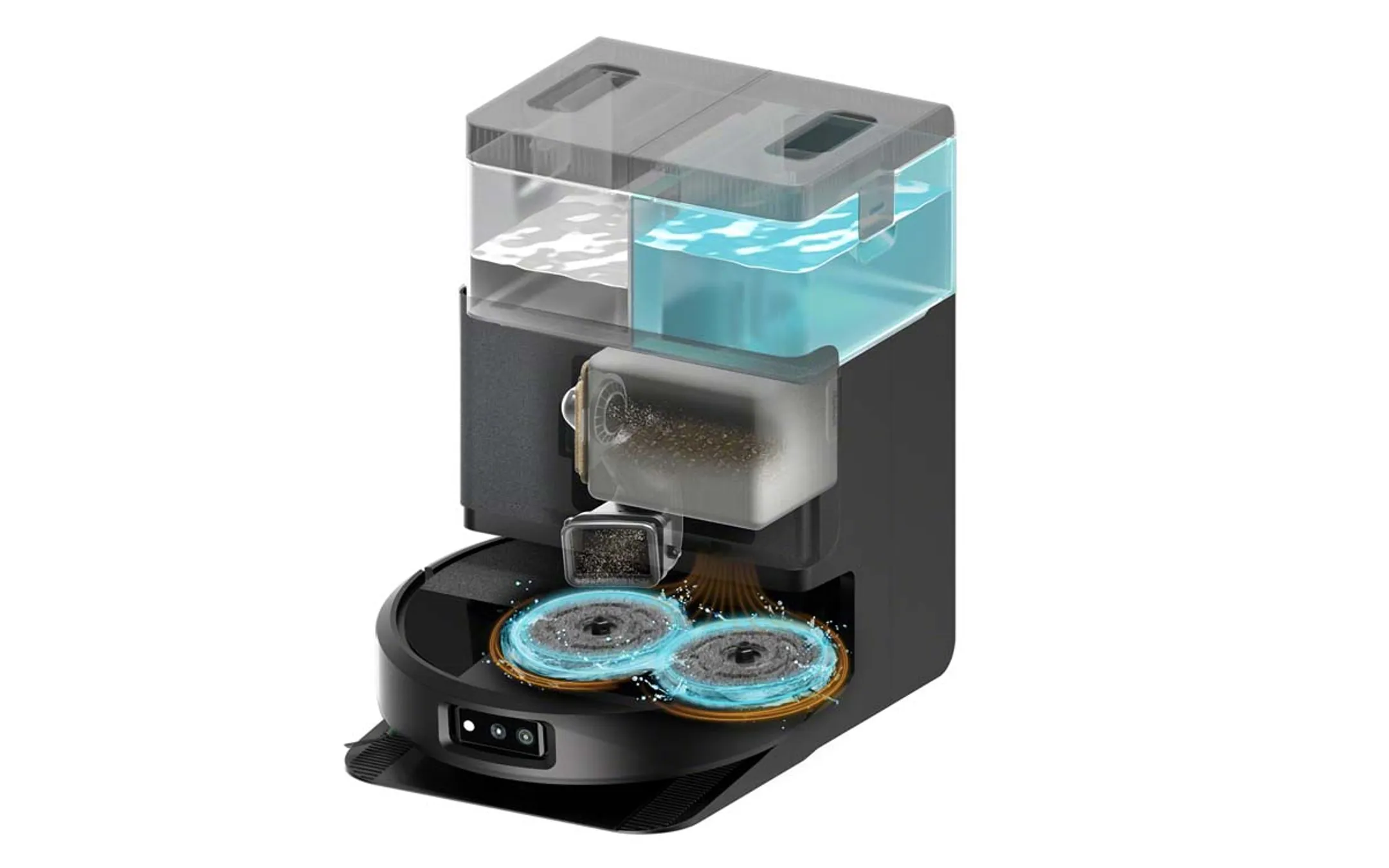 iRobot Robot aspirateur laveur Roomba Plus 505 Combo + Base AutoWash - Noir image