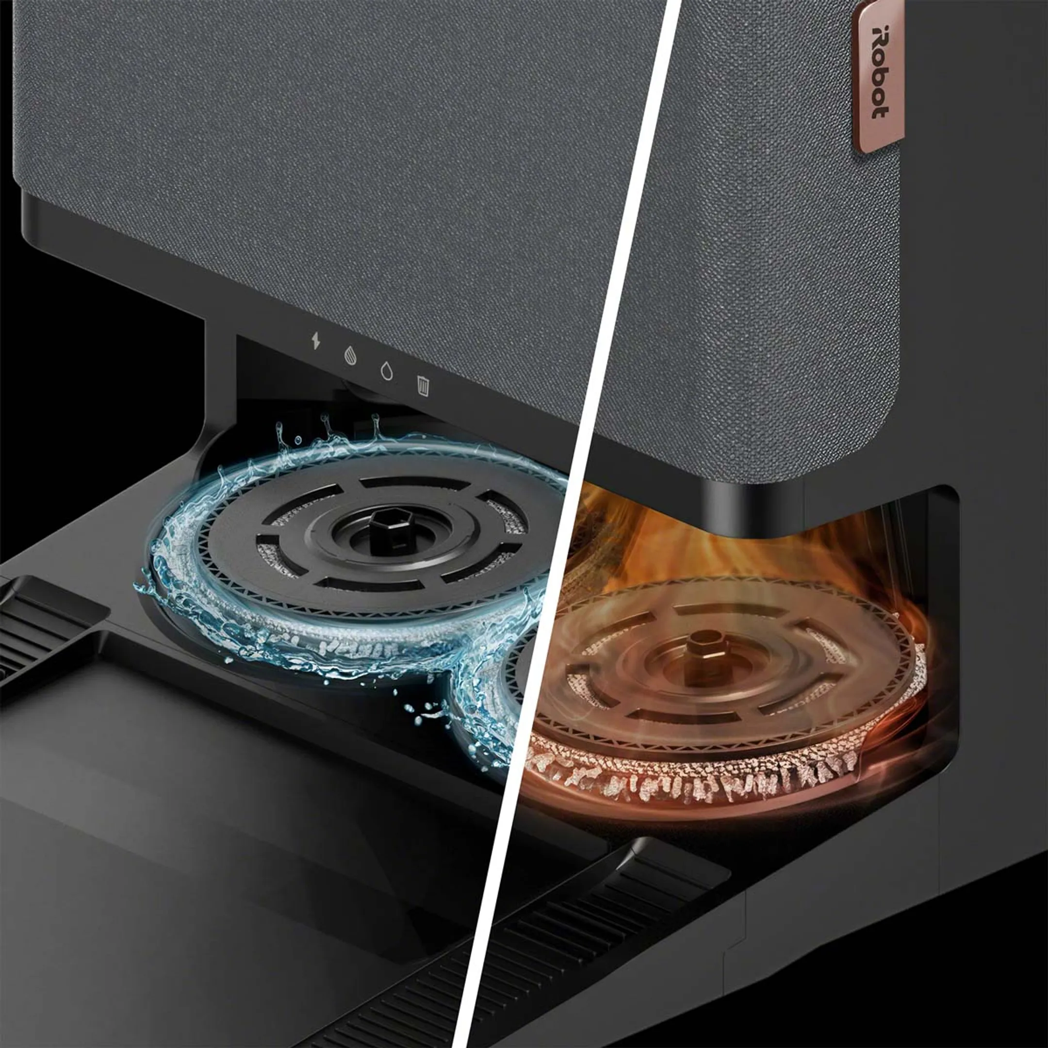 iRobot Robot aspirateur laveur Roomba Plus 505 Combo + Base AutoWash - Noir image