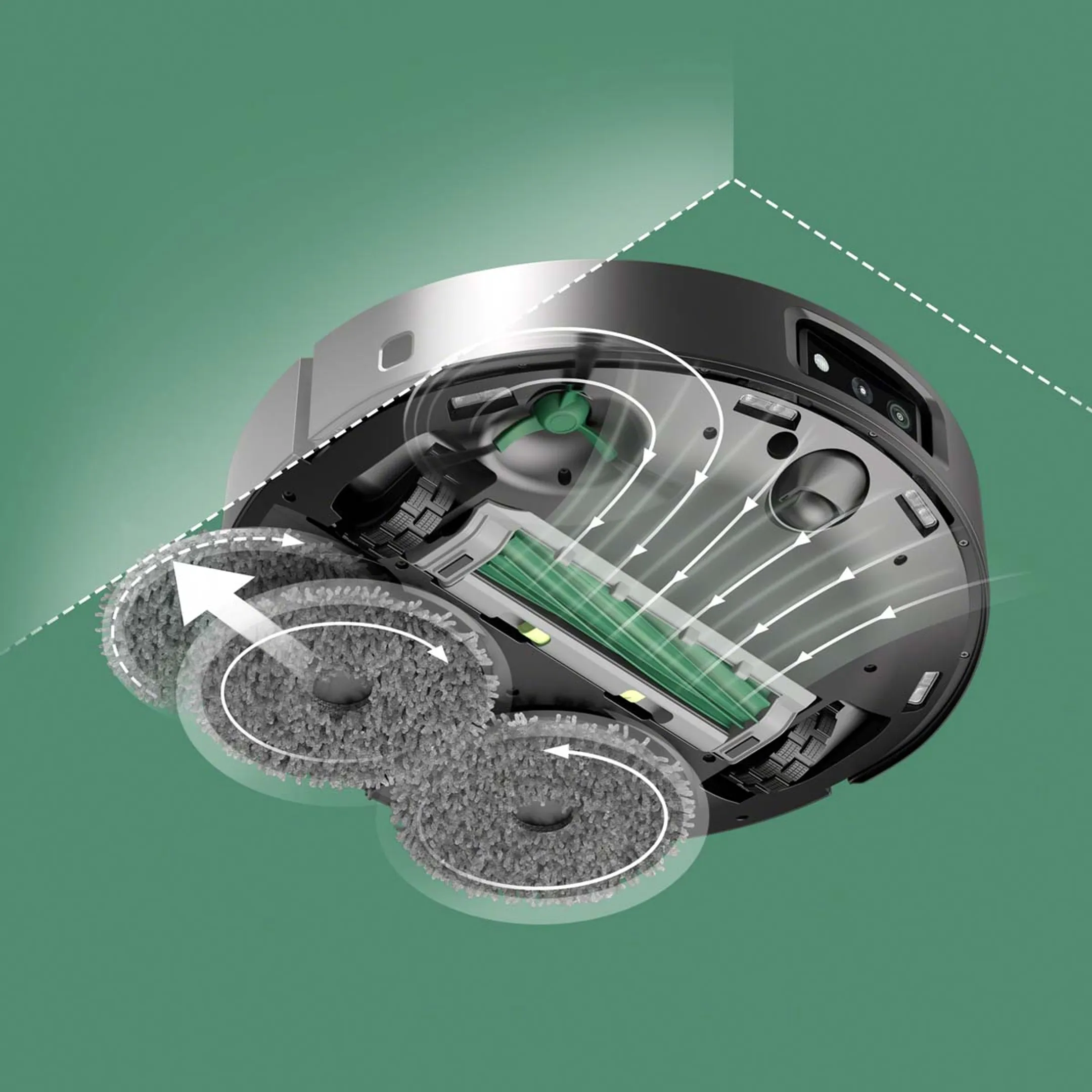 iRobot Robot aspirateur laveur Roomba Plus 505 Combo + Base AutoWash - Noir image