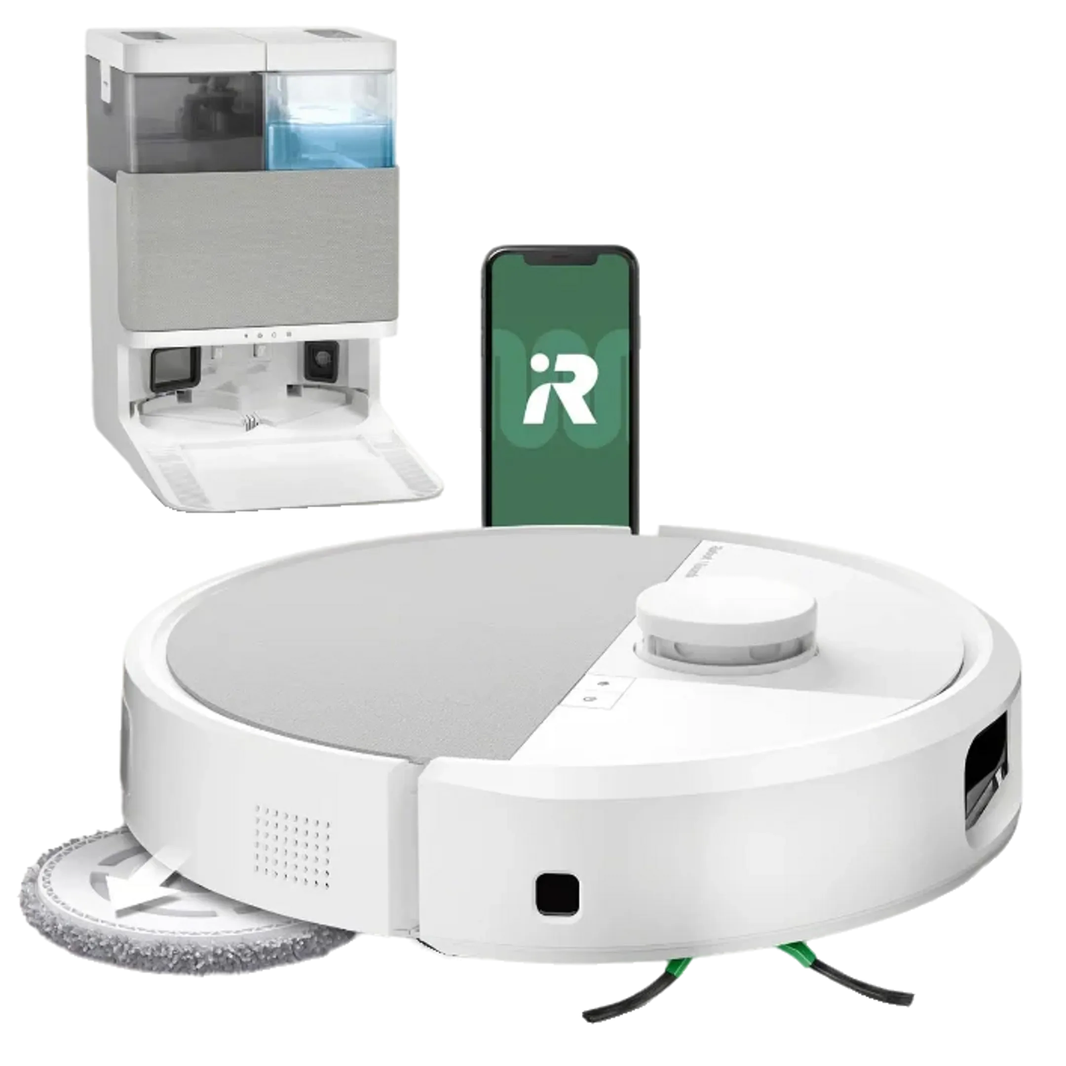 Robot aspirateur Laveur Roomba Plus 505 Combo + AutoWash - Blanc