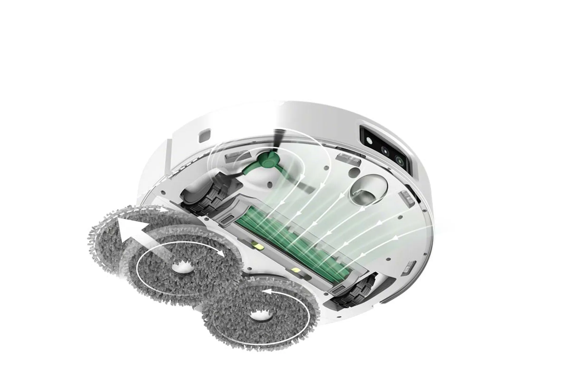 iRobot Robot aspirateur Laveur Roomba Plus 505 Combo + AutoWash - Blanc image