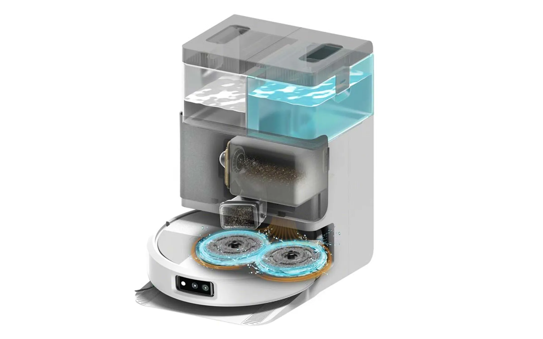 iRobot Robot aspirateur Laveur Roomba Plus 505 Combo + AutoWash - Blanc image