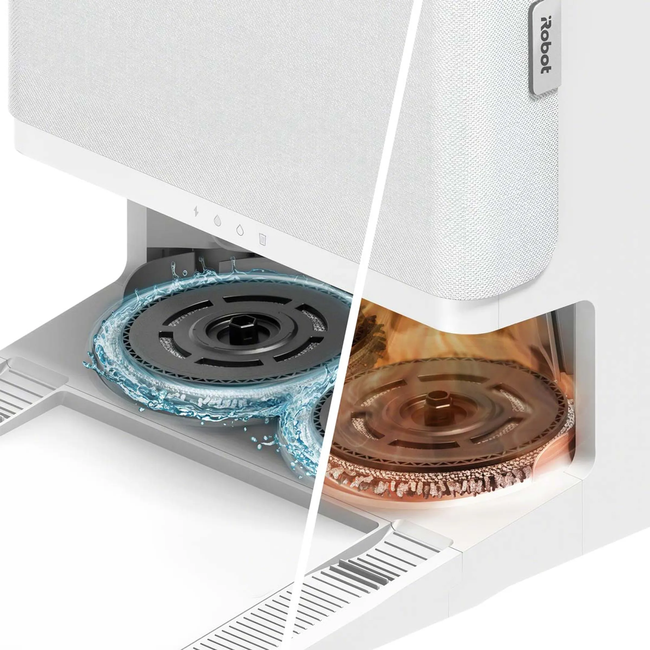 iRobot Robot aspirateur Laveur Roomba Plus 505 Combo + AutoWash - Blanc image