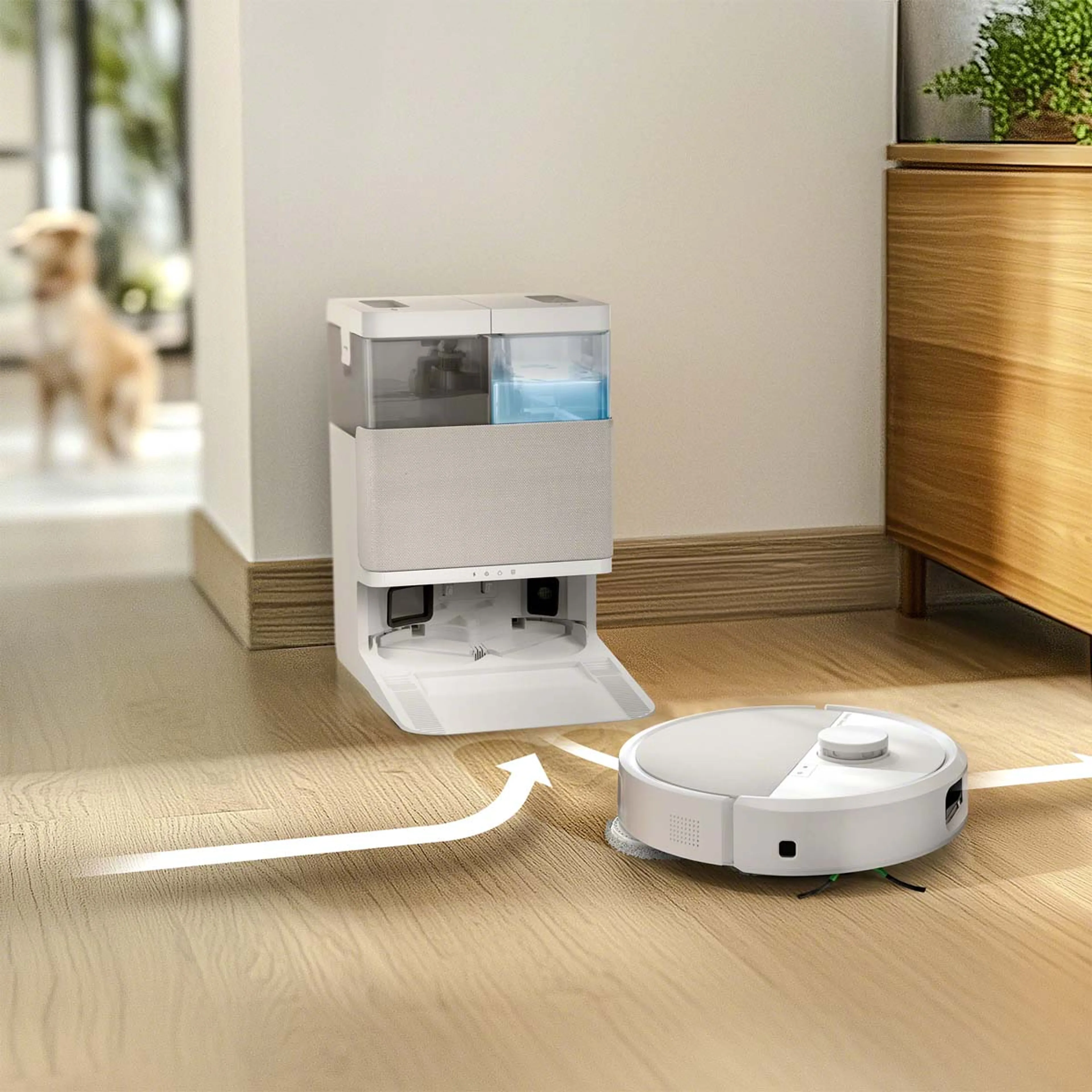iRobot Staubsauger-Waschroboter Roomba Plus 505 Combo + AutoWash - Weiß image