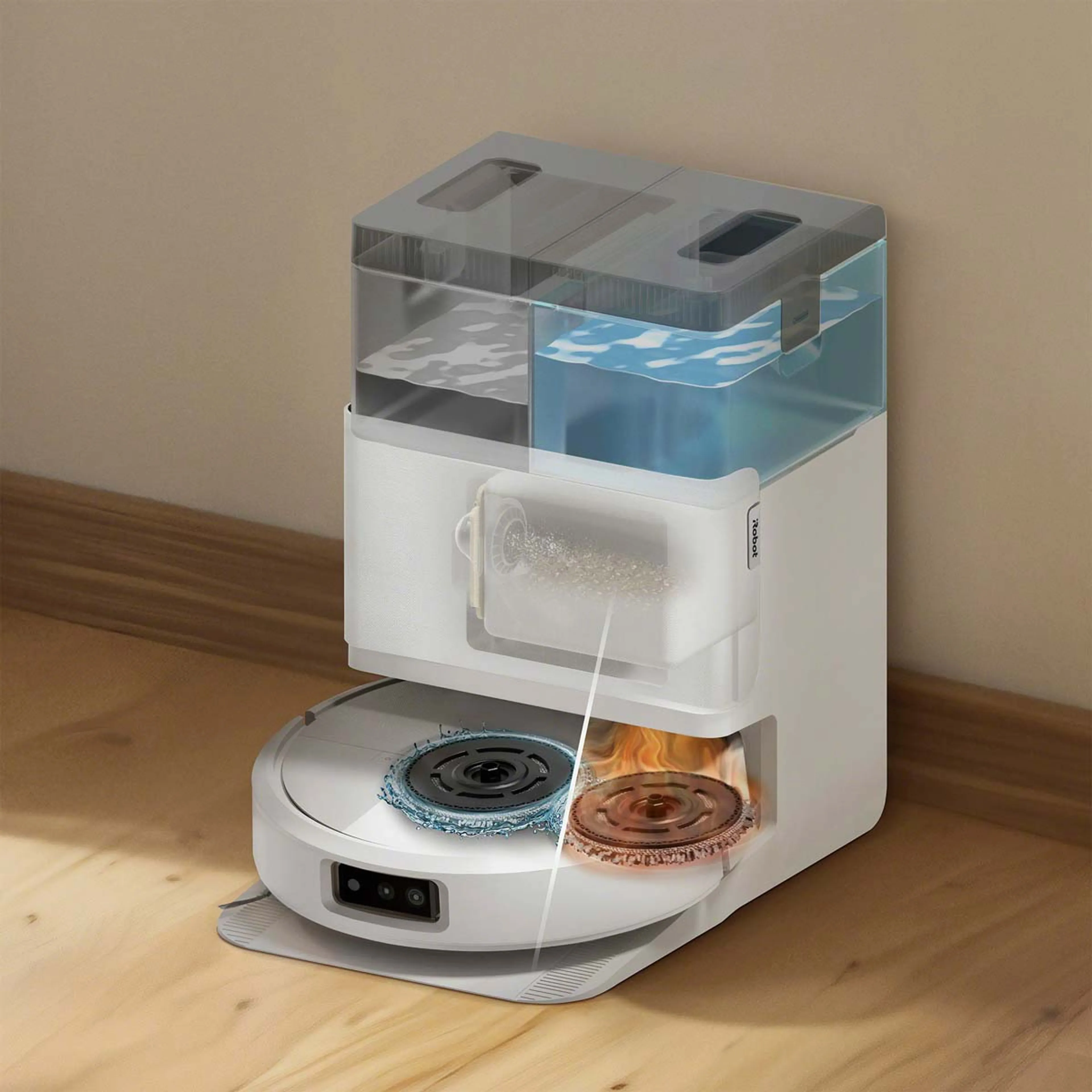 iRobot Staubsauger-Waschroboter Roomba Plus 505 Combo + AutoWash - Weiß image