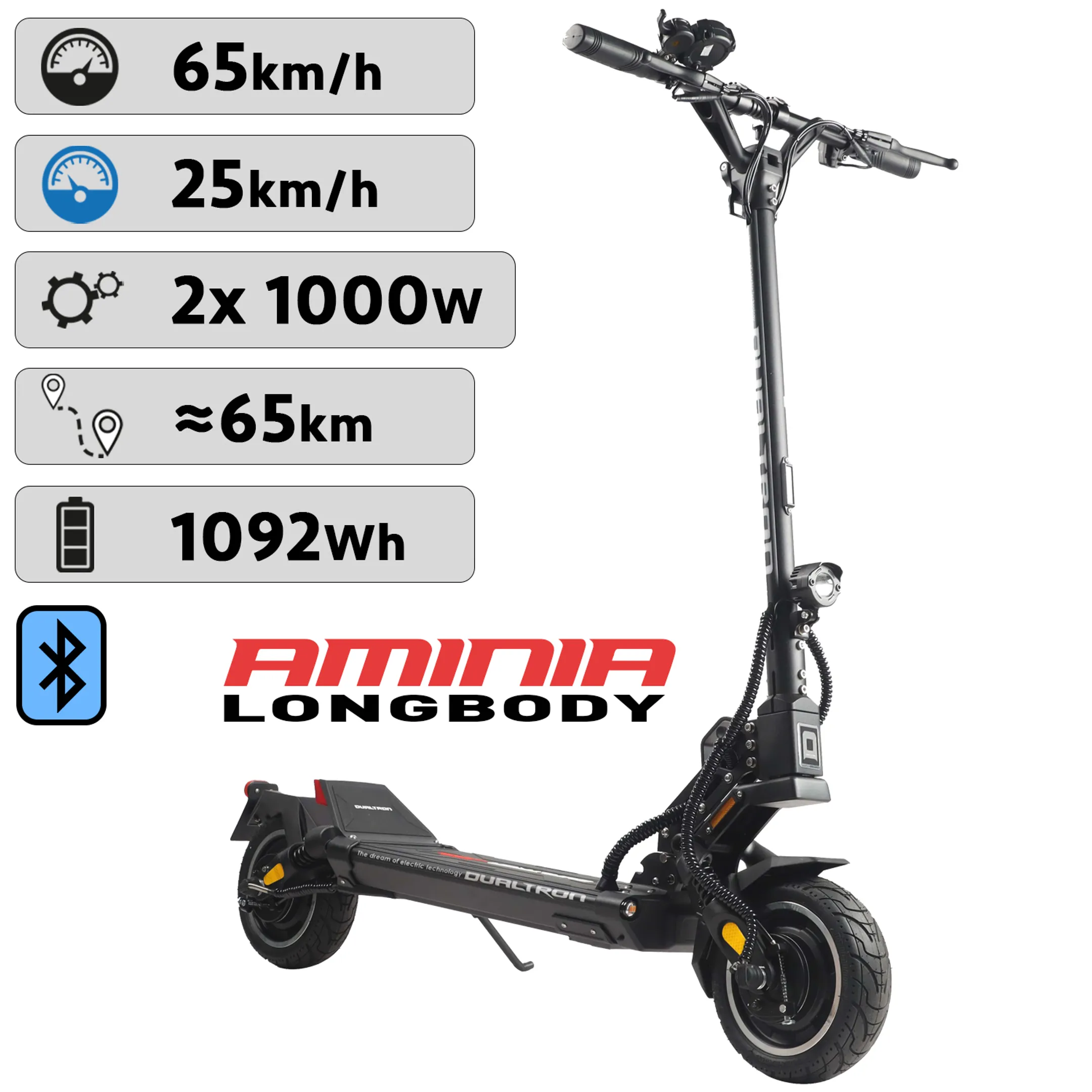 MINIMOTORS Electric scooter Dualtron Amina LongBody - 21Ah image