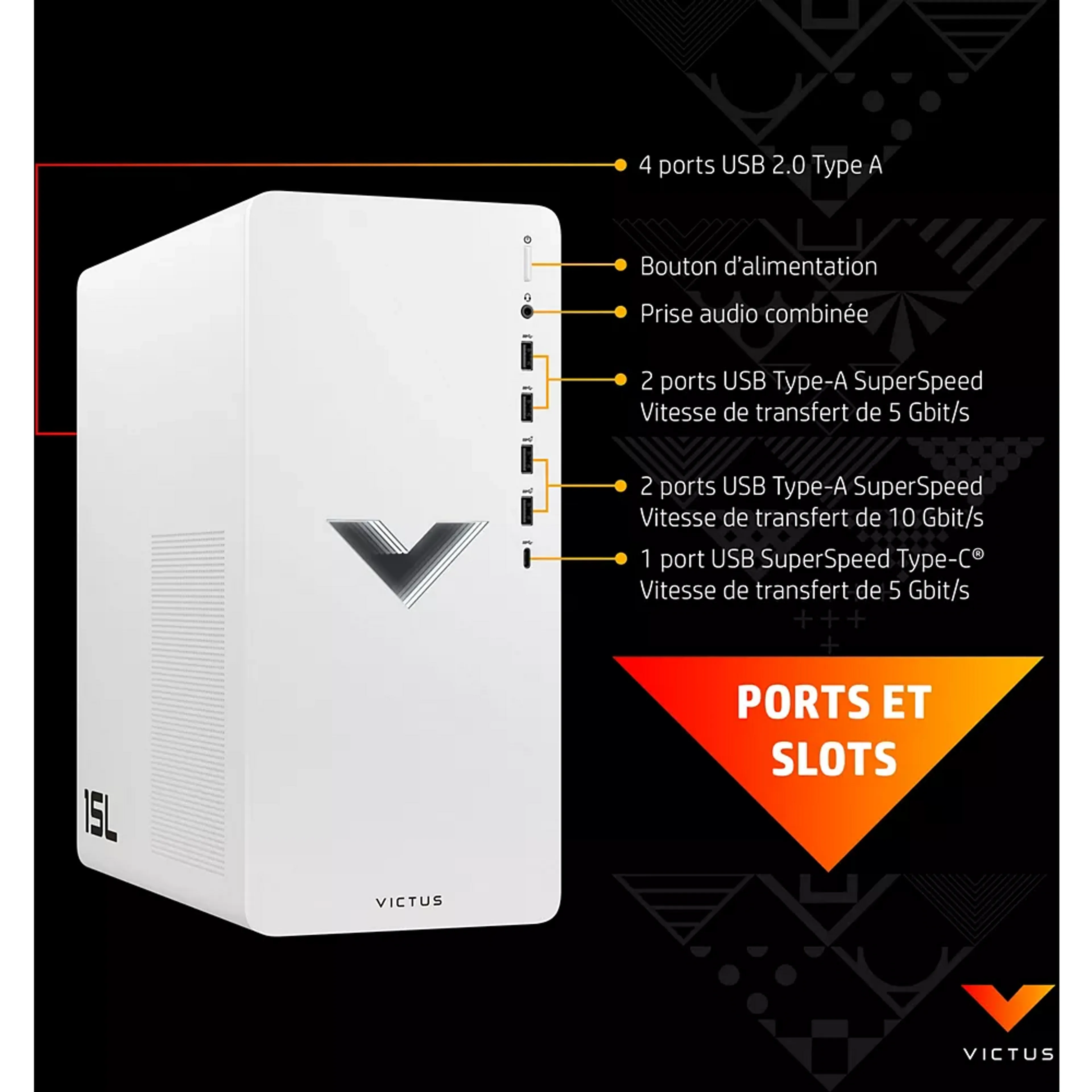 HP Pc Gamer Victus i7 16Go 512Go RTX 4060 - TG02-0080nf image