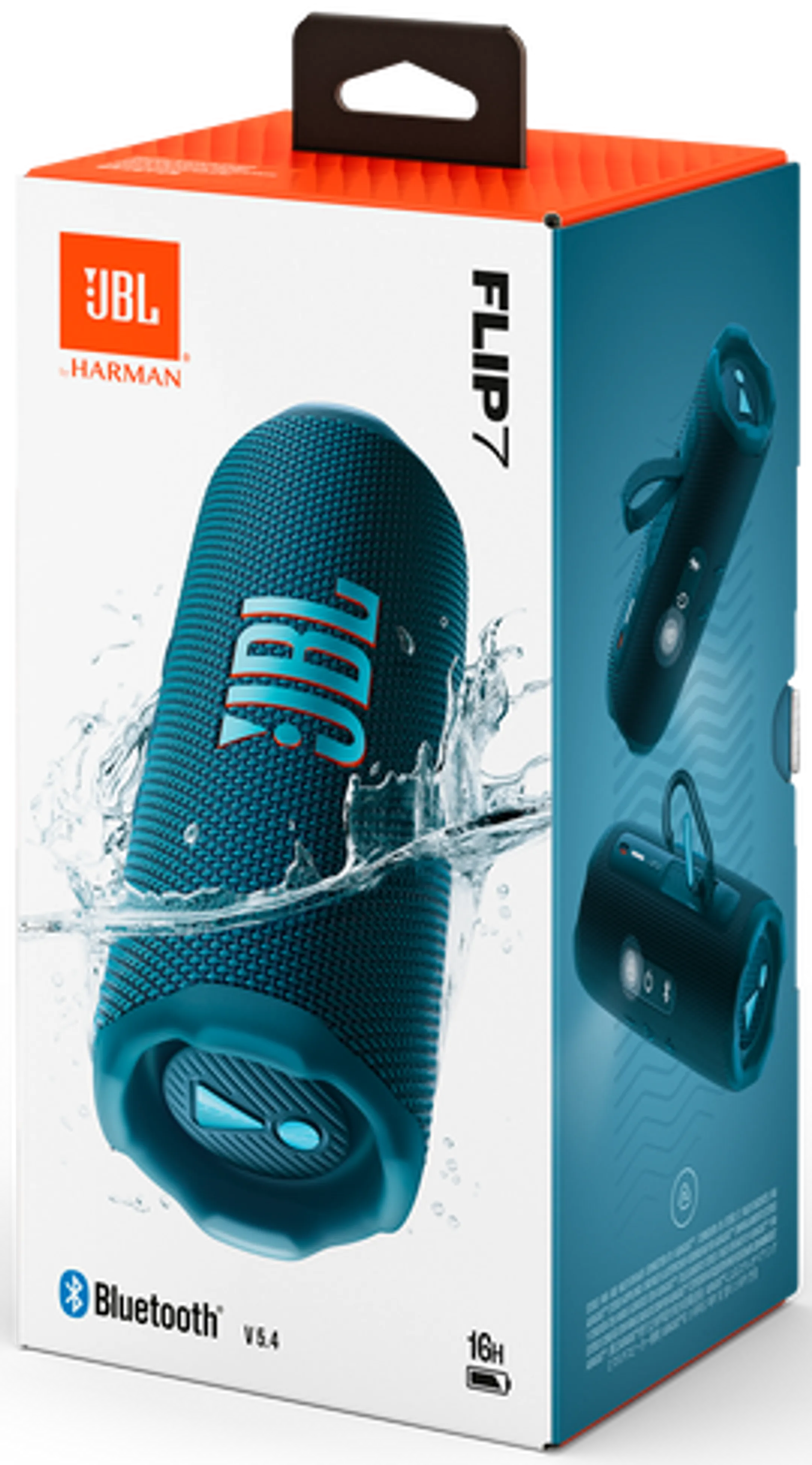 JBL Bluetooth speaker Flip 7 - Blue image