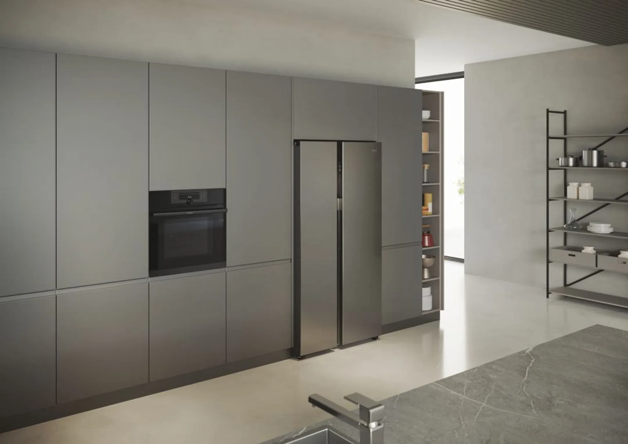 Haier Frigo américain No Frost HSR5918DNMP image