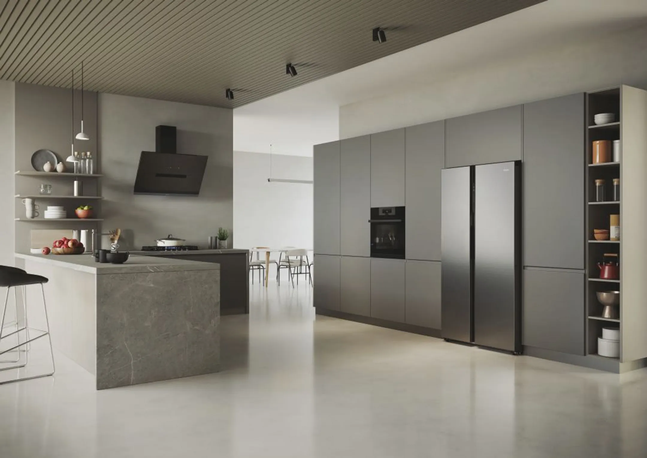 Haier Frigo américain No Frost HSR5918DNMP image