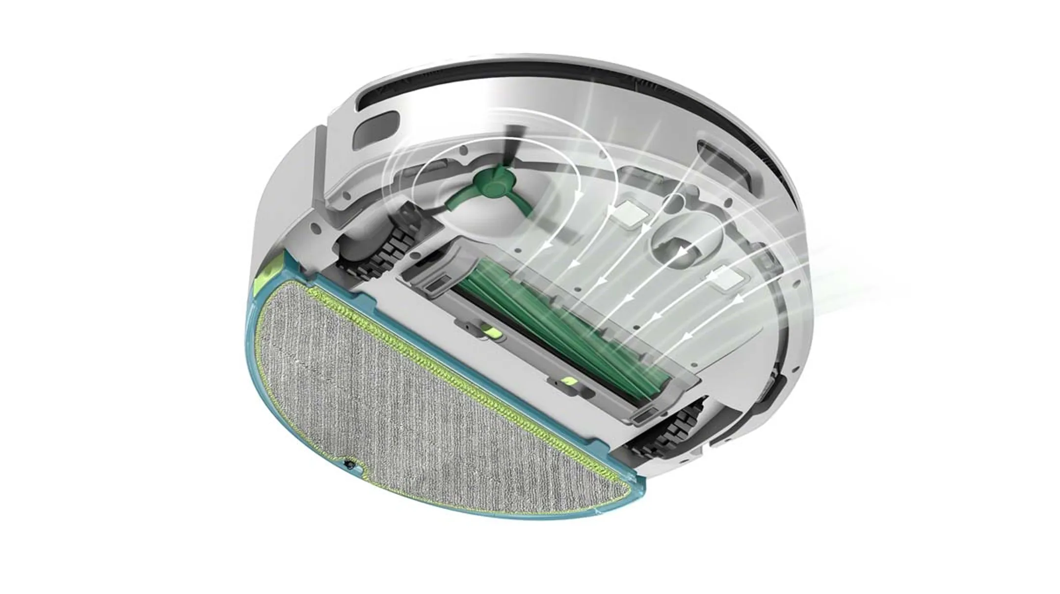 iRobot Robot Aspirateur laveur 205 DustCompactor Combo - Noir image