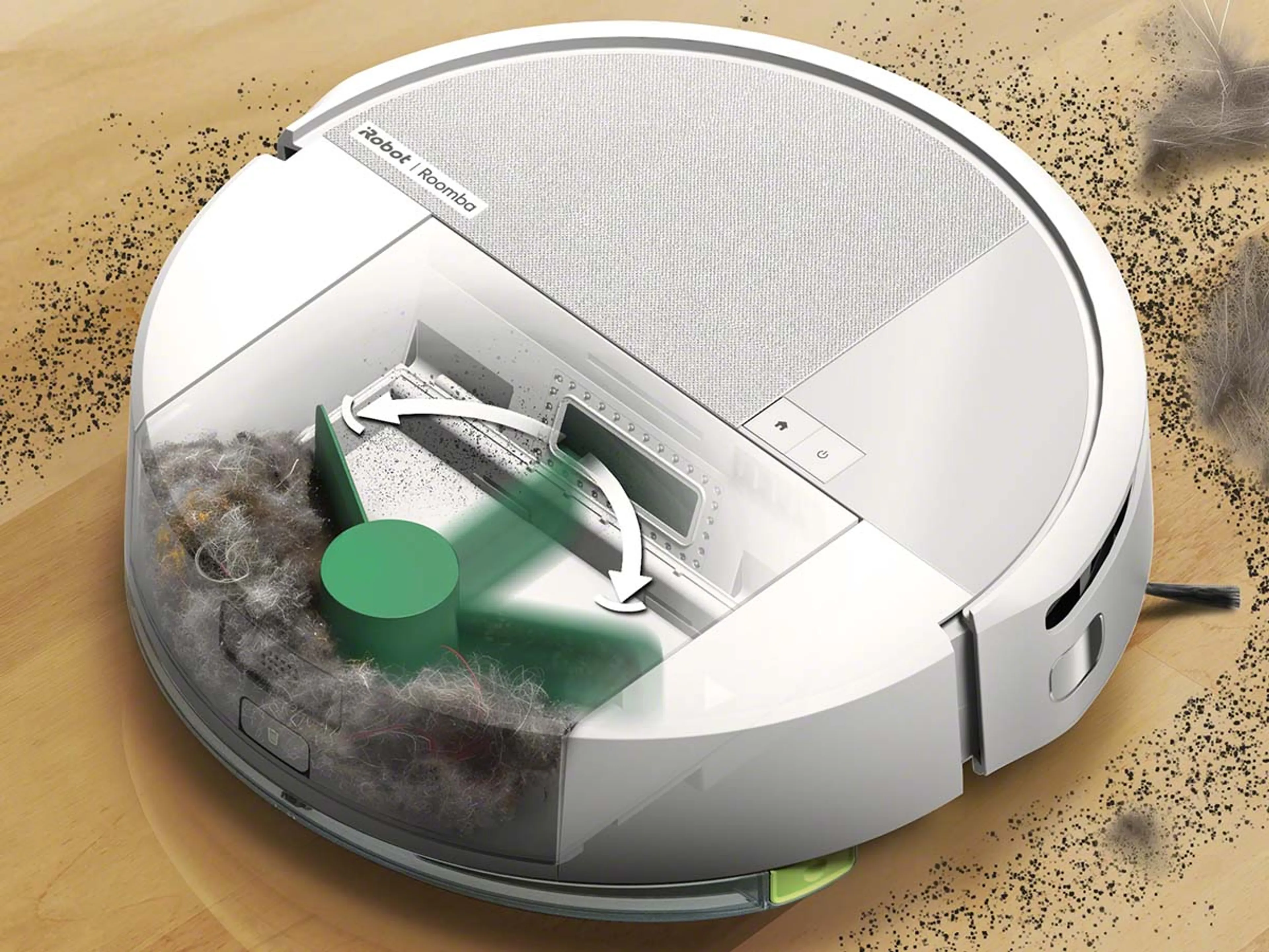 iRobot Robot vacuum cleaner 205 DustCompactor Combo - Black image