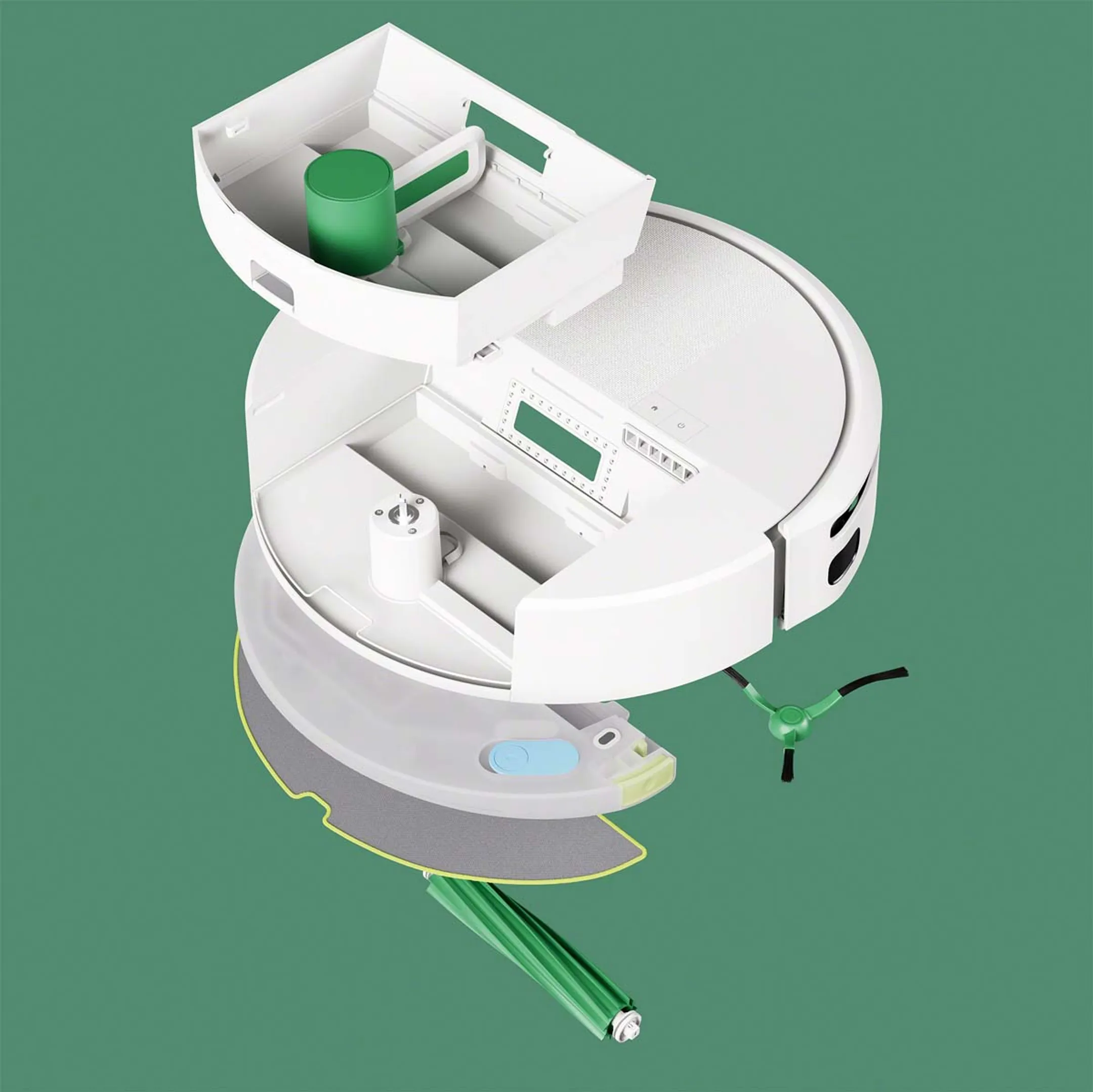 iRobot Robot Aspirateur laveur 205 DustCompactor Combo - Noir image