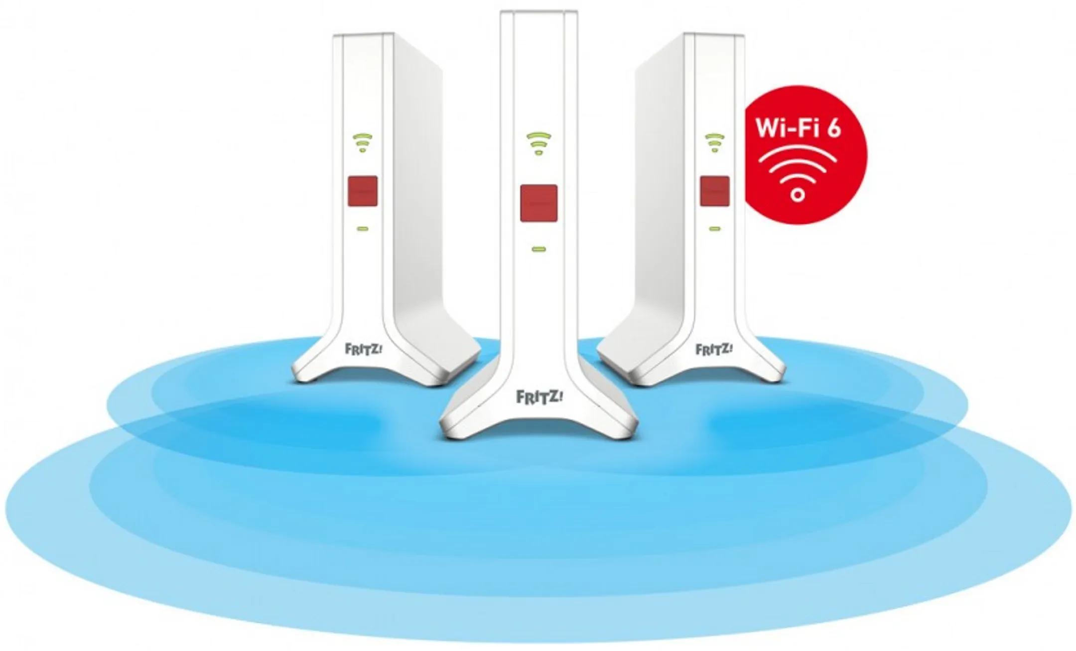 AVM FRITZ Repeater Fritz!MESH Wi-Fi Set 4200 - 3er-Pack image