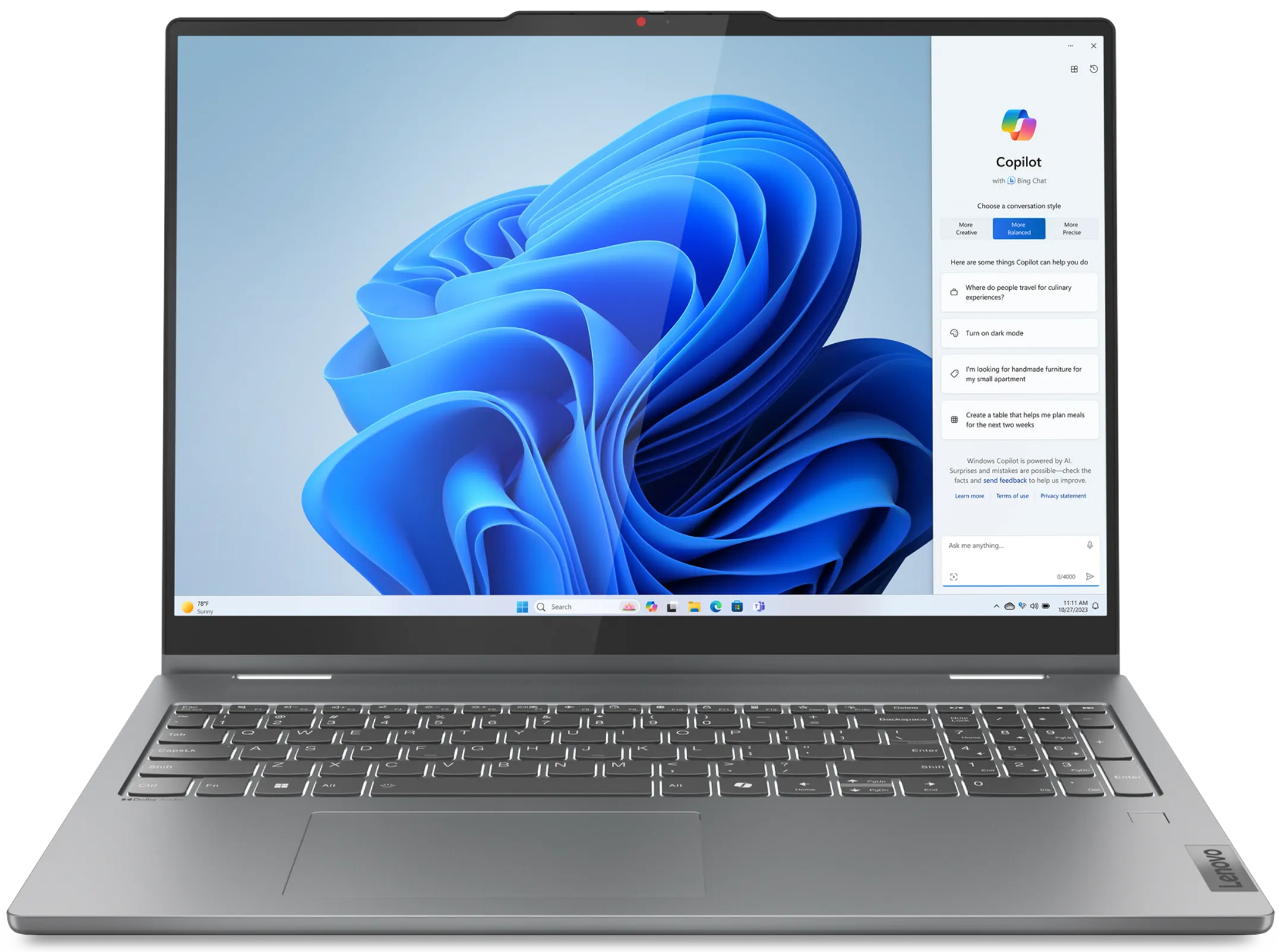 Laptop 2-en-1 IdeaPad 5 Ultra 5 16Go 512Go SSD - AZERTY - 16IRU9