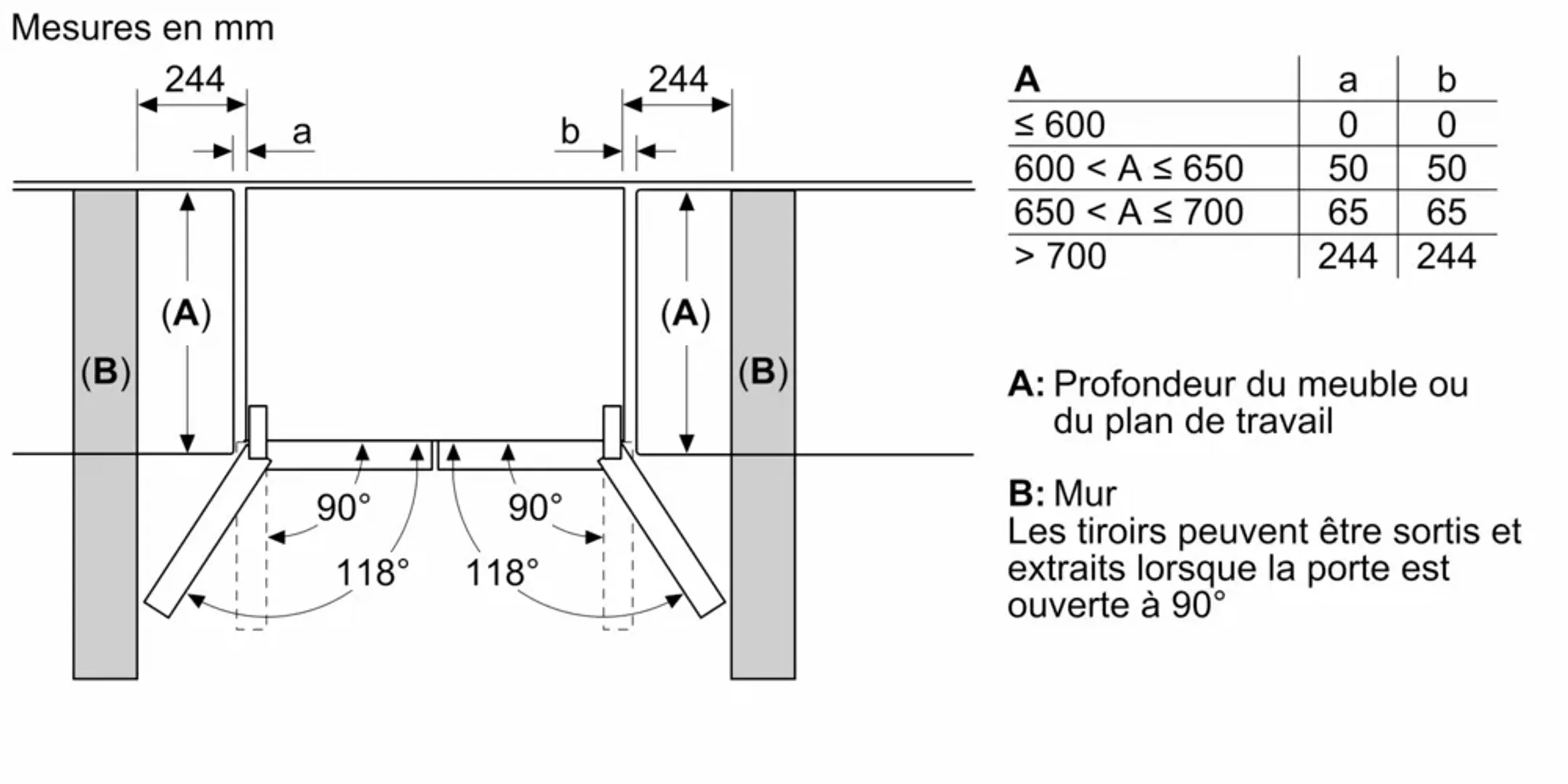Siemens Frigo américain iQ700 KF96RSBEA - Noir image
