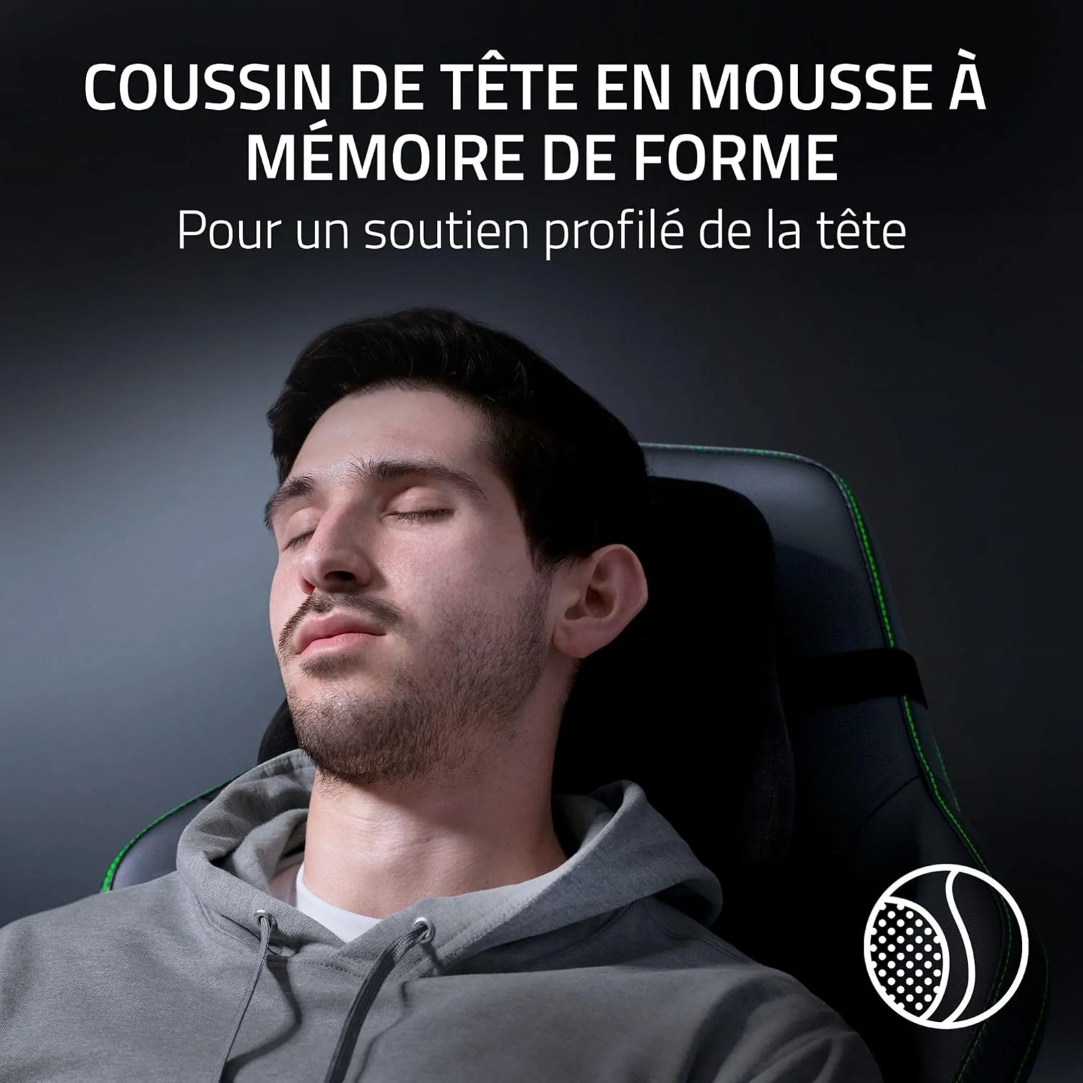 Razer Chaise Gaming Iskur V2 - Noir/Vert image