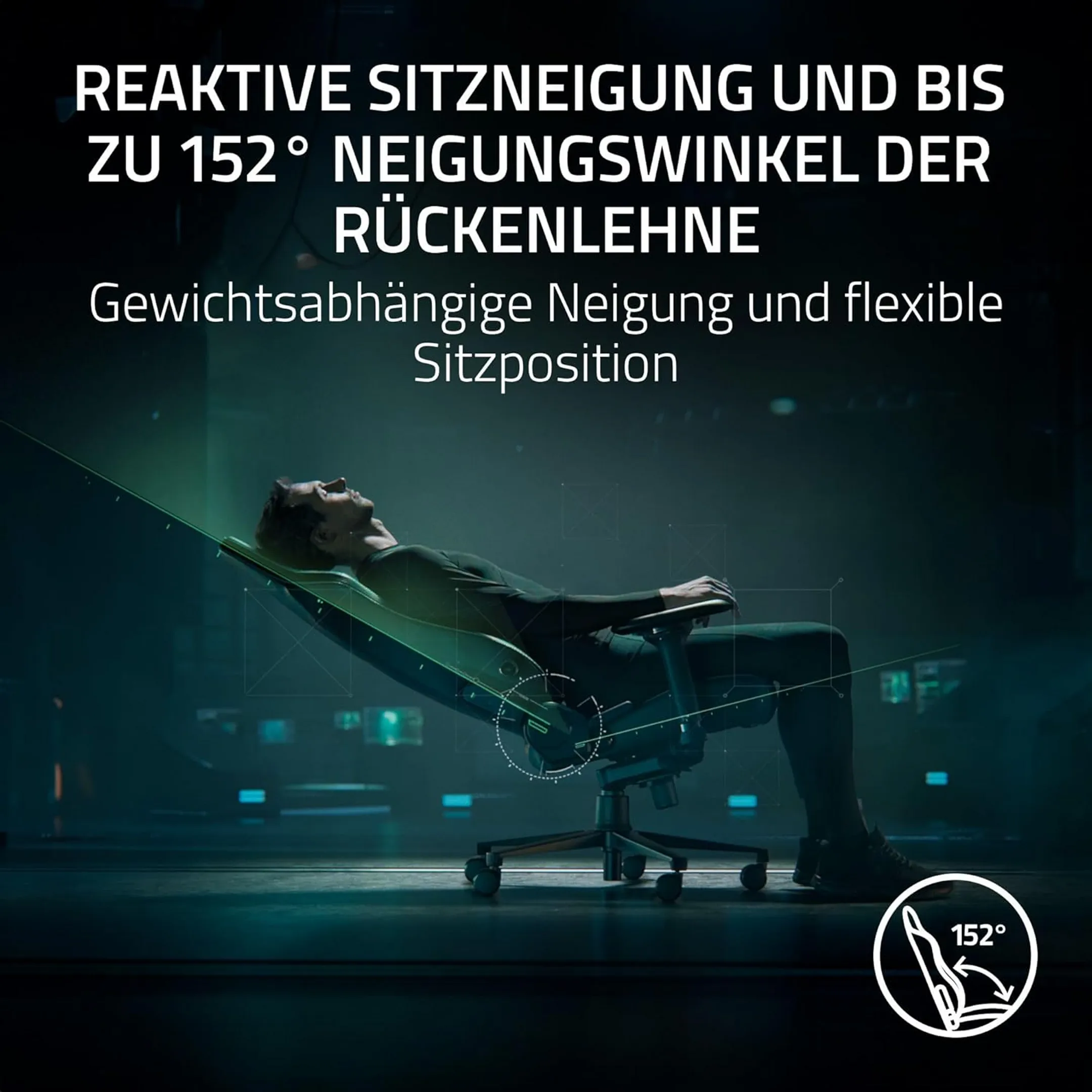 Razer Gaming-Stuhl Iskur V2 - Schwarz image