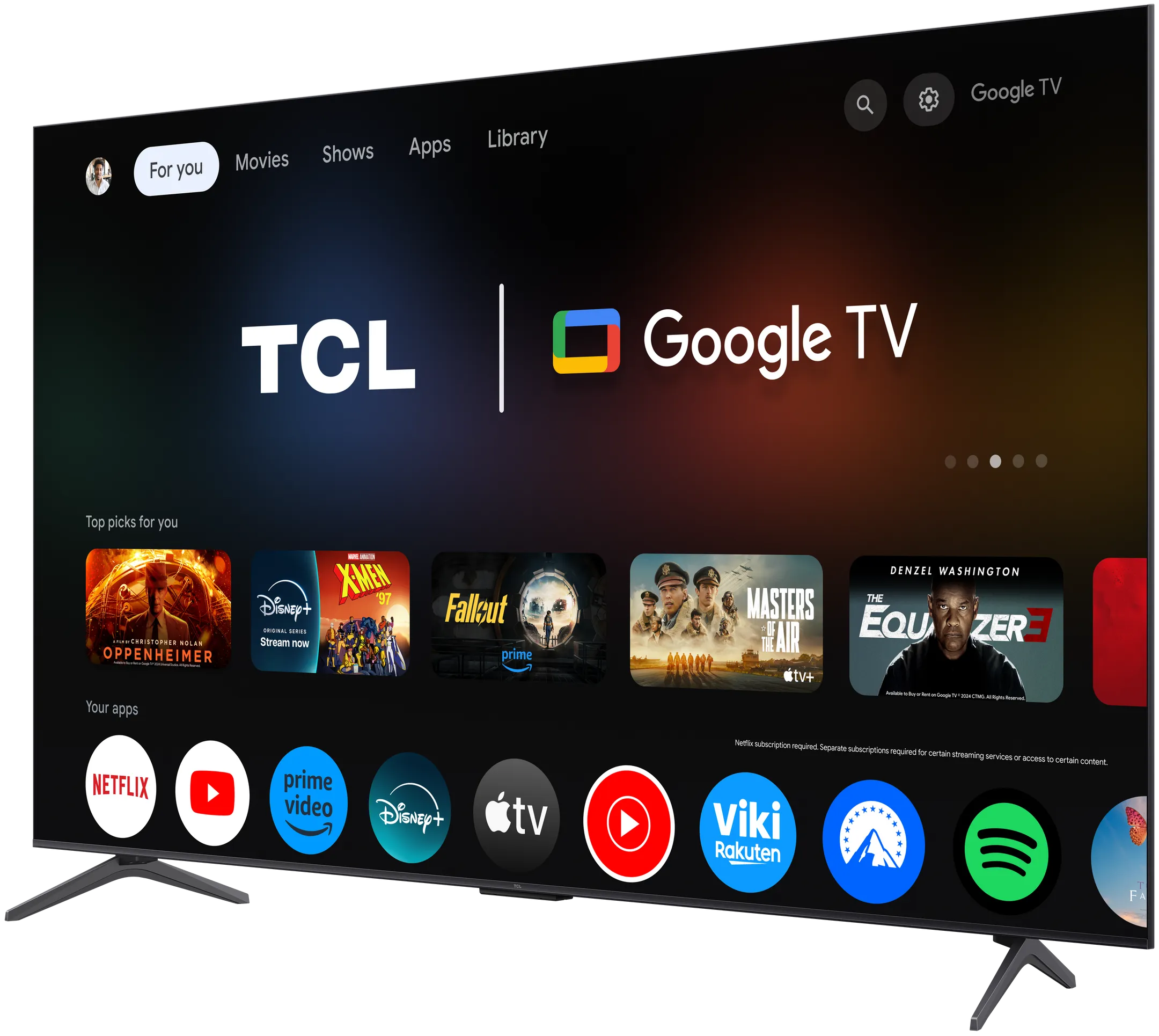 TCL TV QD-Mini LED 4K 55C69K - 55 zoll image