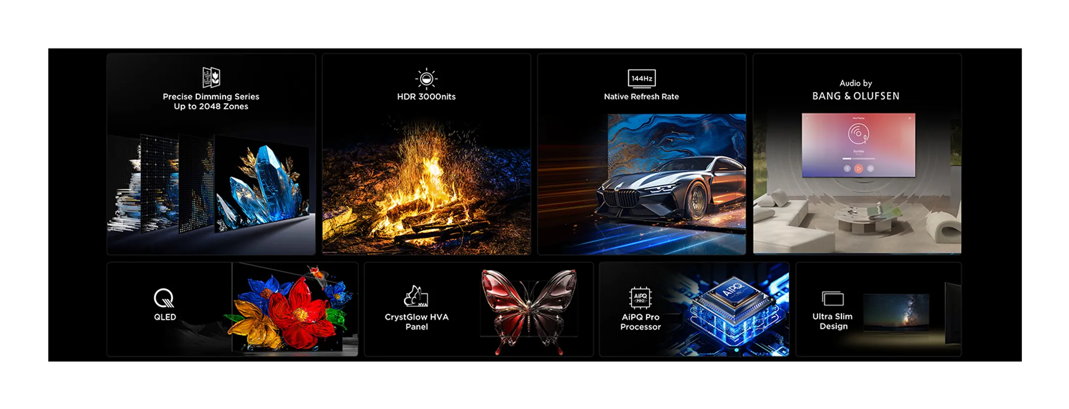 TCL TV 4K QD-Mini LED 55C79K - 55 pouces image