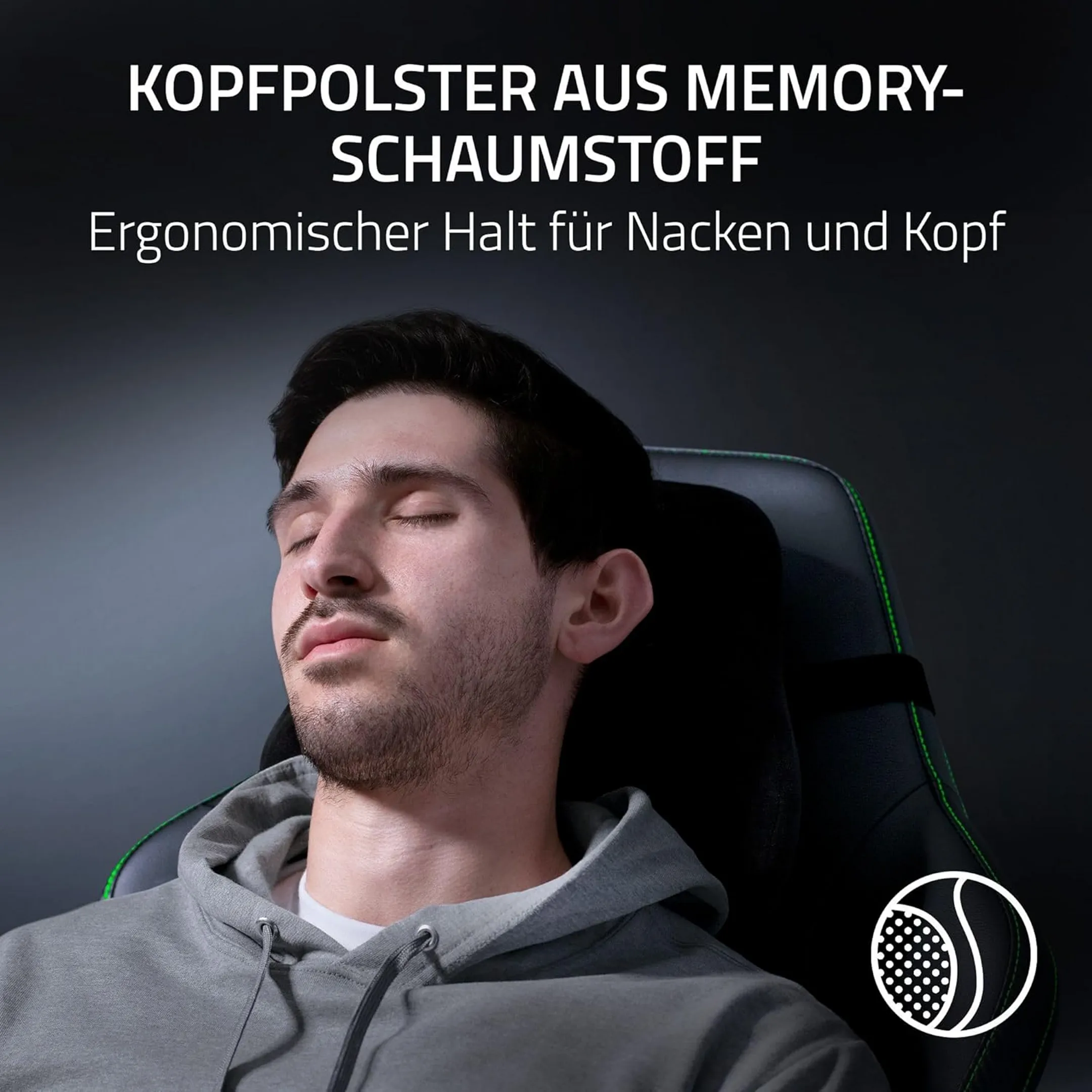 Razer Gaming-Stuhl Iskur V2 - Schwarz image