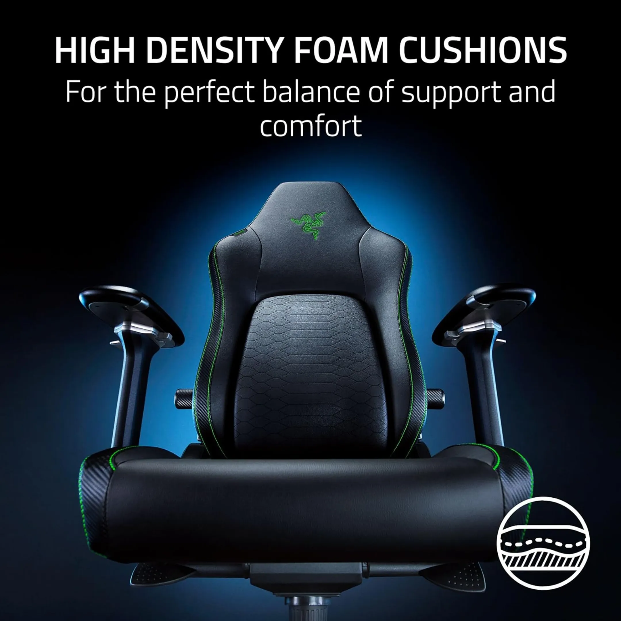 Razer Gaming Chair Iskur V2 - Black image