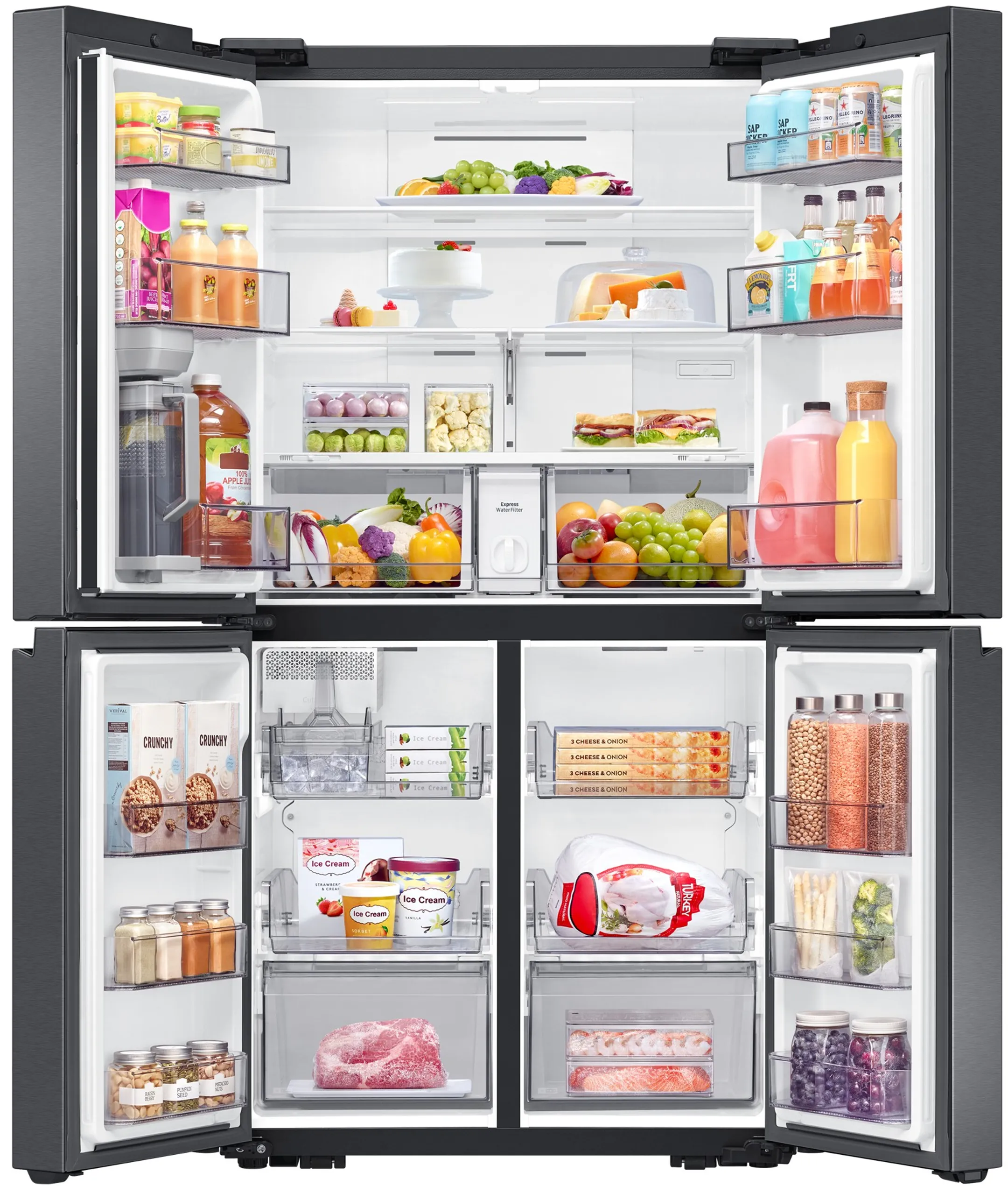 Samsung Frigo Americain French Door RF59C701EB1/EF - Noir image