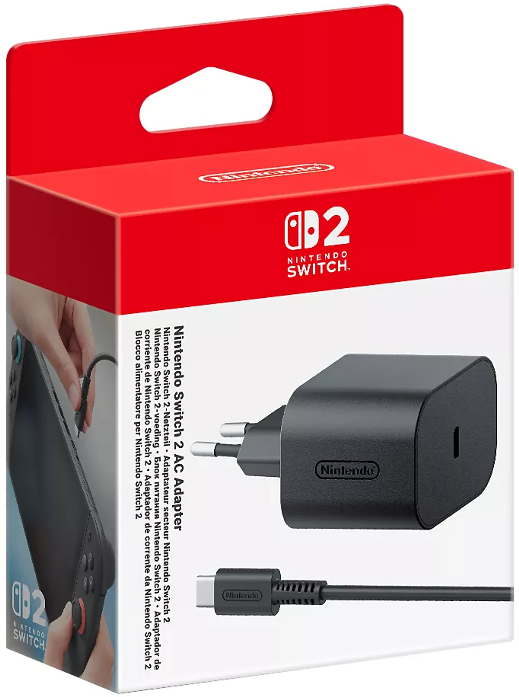 Power adapter for Switch 2 - Black