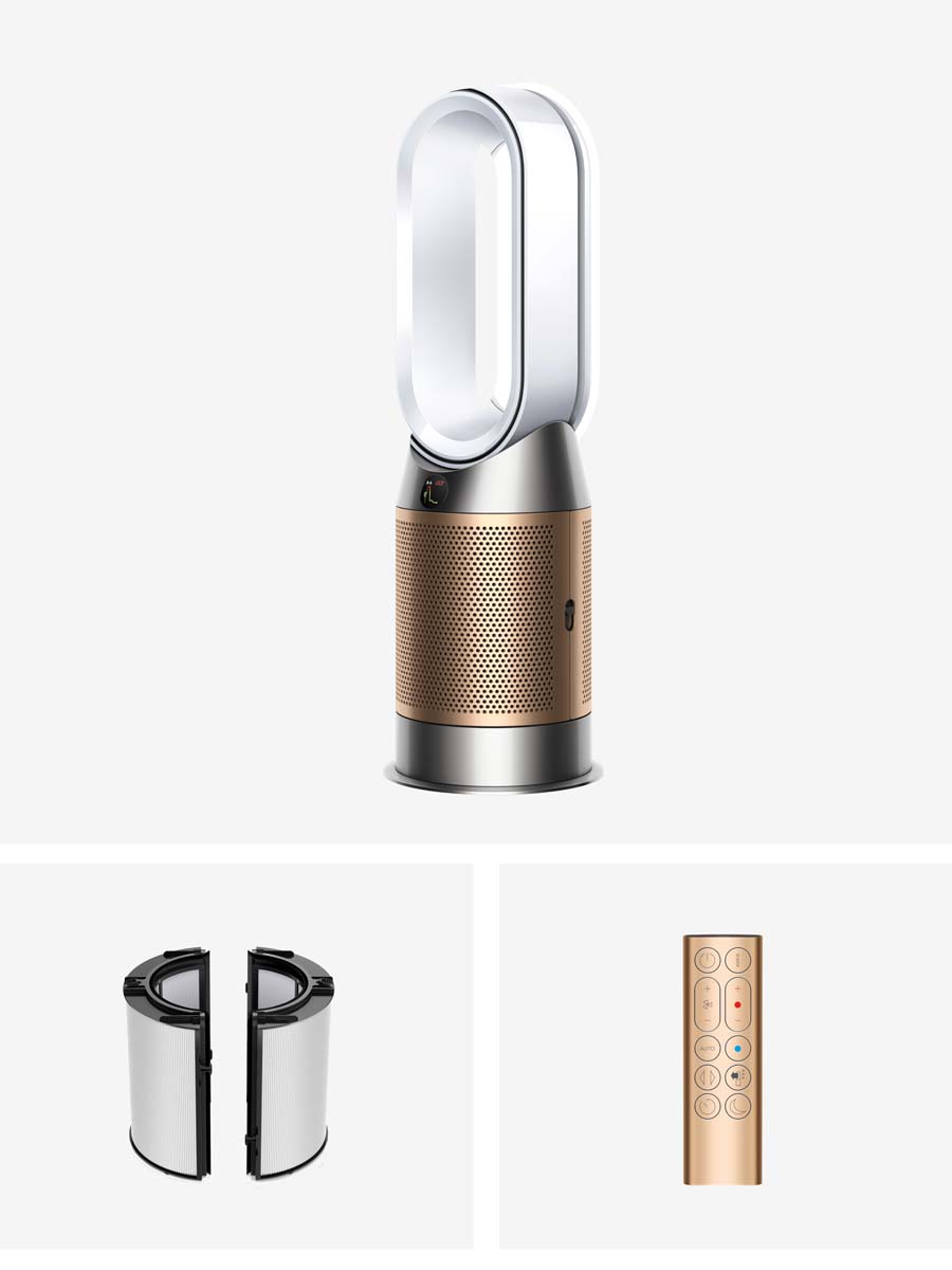 新品未開封 Dyson Purifier Hot＋Cool HP2 De-NOx Shop Dyson Purifier Hot+Cool HP2 De-NOx (White/Gold) | Dyson