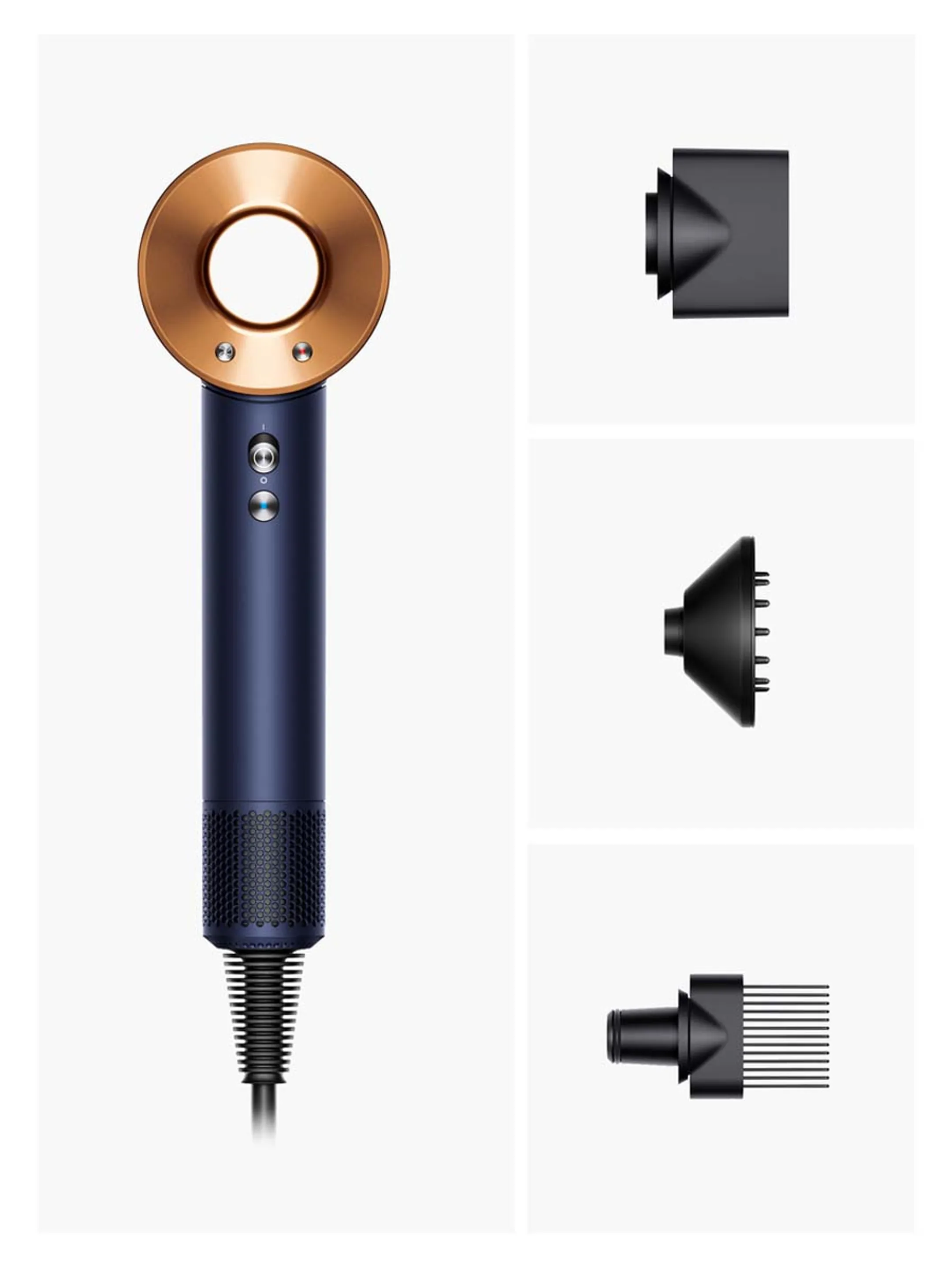 Dyson Haartrockner Supersonic für lockiges und krauses Haar - Prussian Blue/Rich Copper image