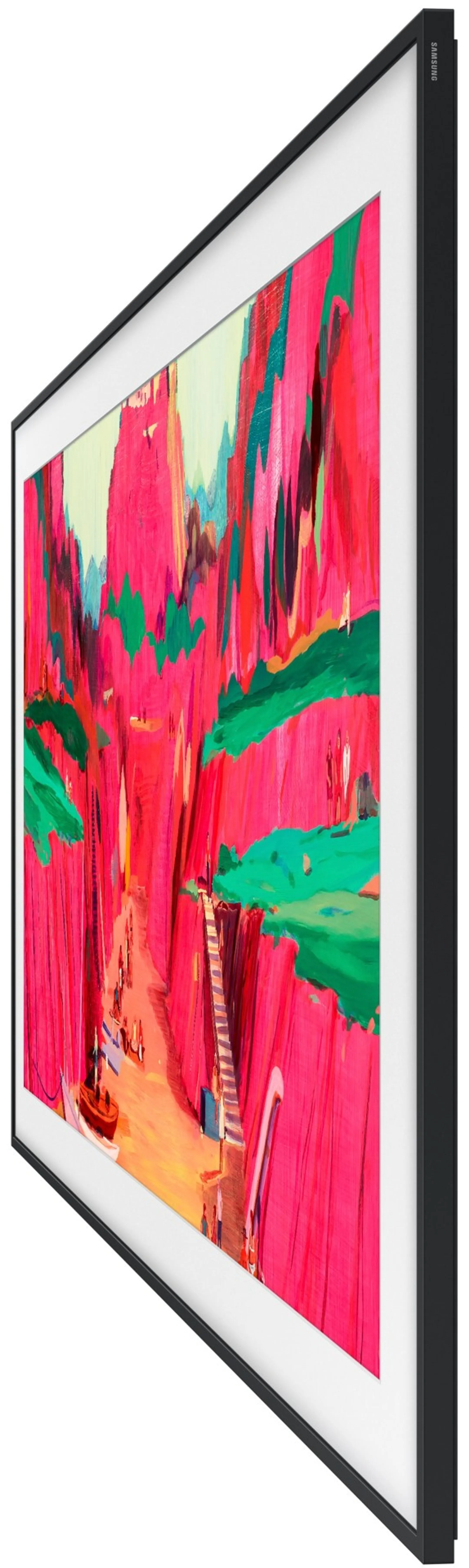 Samsung TV Neo QLED 4K The Frame Pro 75LS03FW - 75 pouces - Cadre Bois Clair inclus image