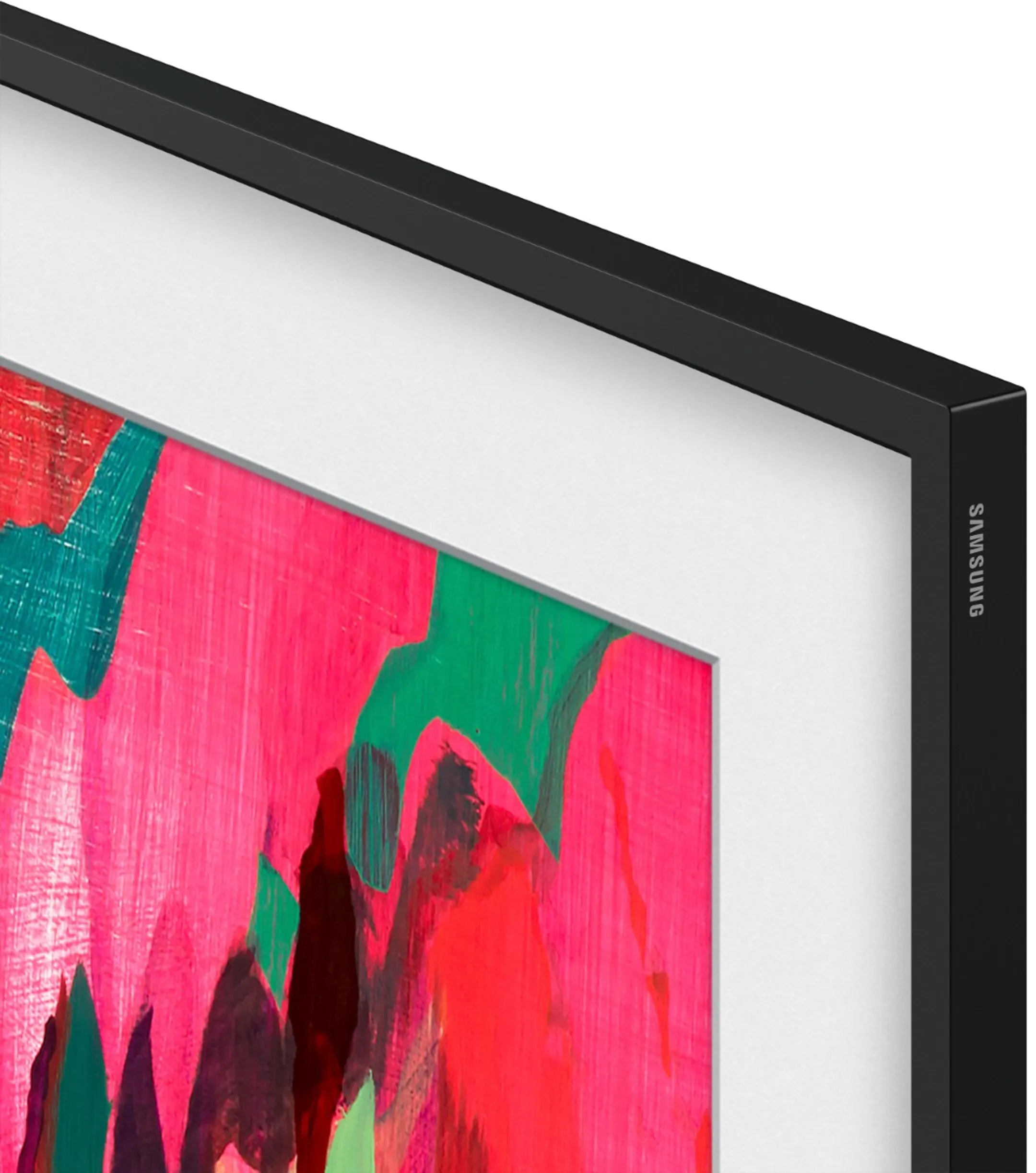 Samsung TV Neo QLED 4K The Frame Pro 75LS03FW - 75 pouces - Cadre Bois Clair inclus image