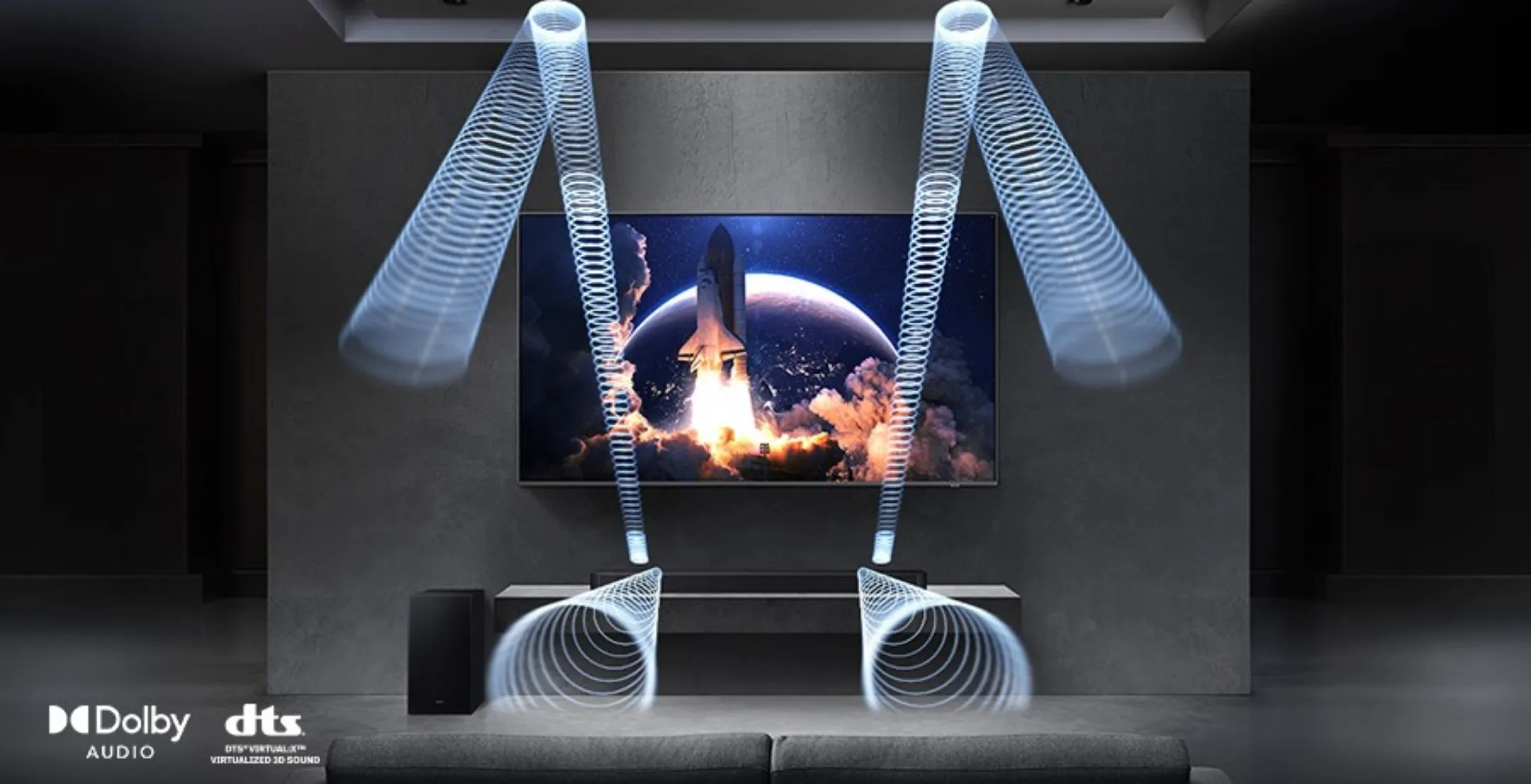 Samsung Soundbar Cinematic Q-series HW-Q600F/XN - Black image