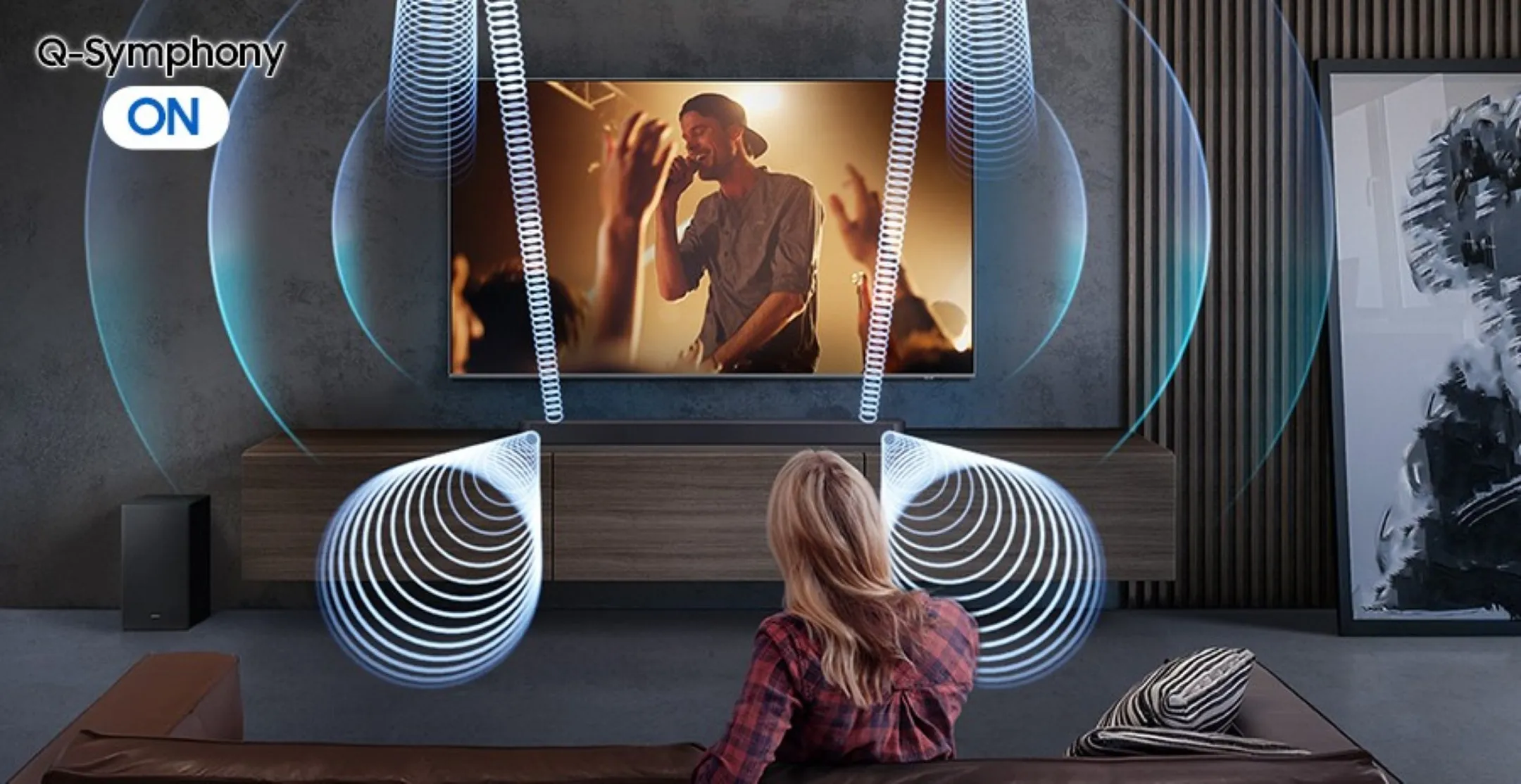 Samsung Soundbar Cinematic Q-series HW-Q600F/XN - Black image