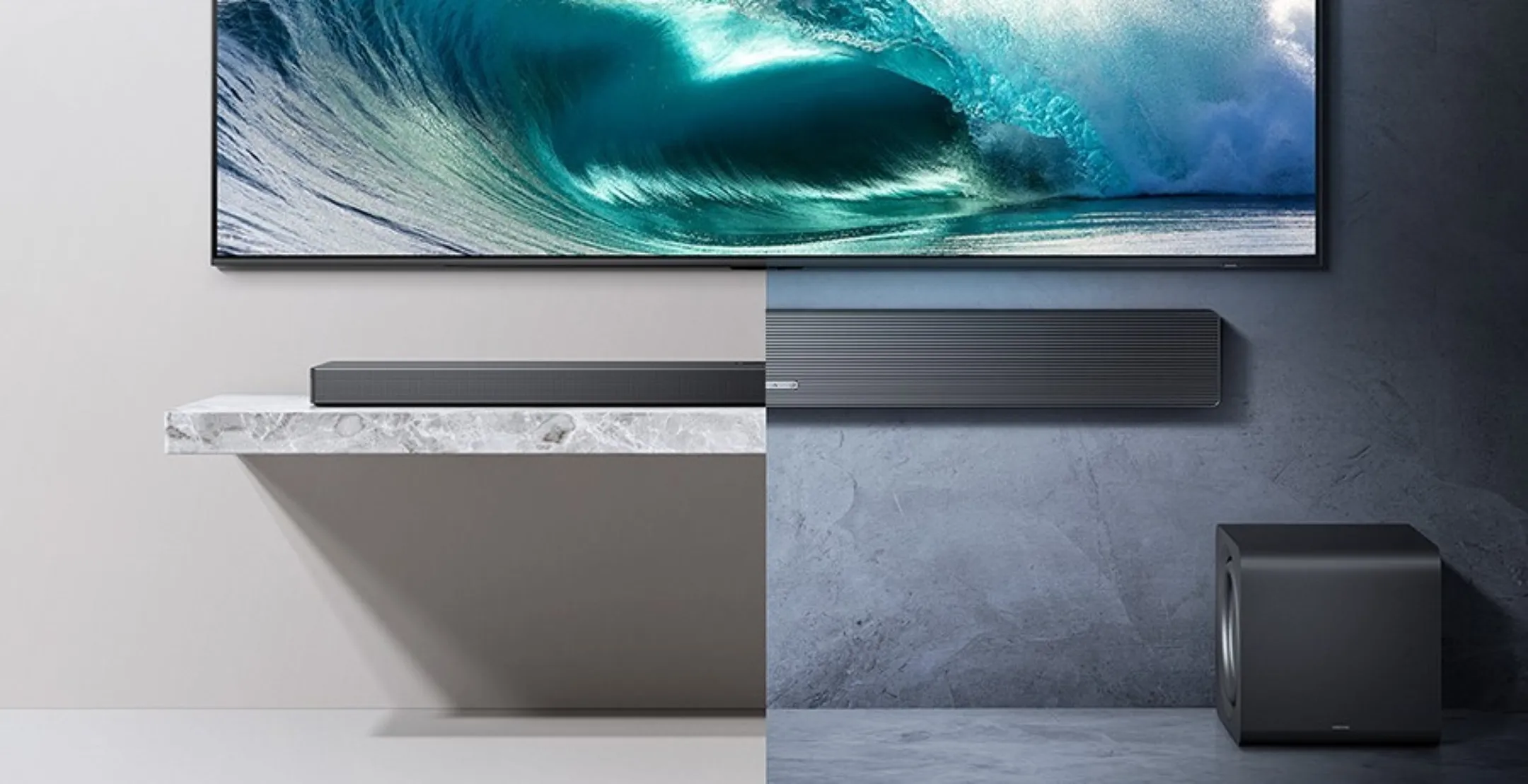 Samsung Soundbar Cinematic Q-series HW-QS750F/XN - Black image