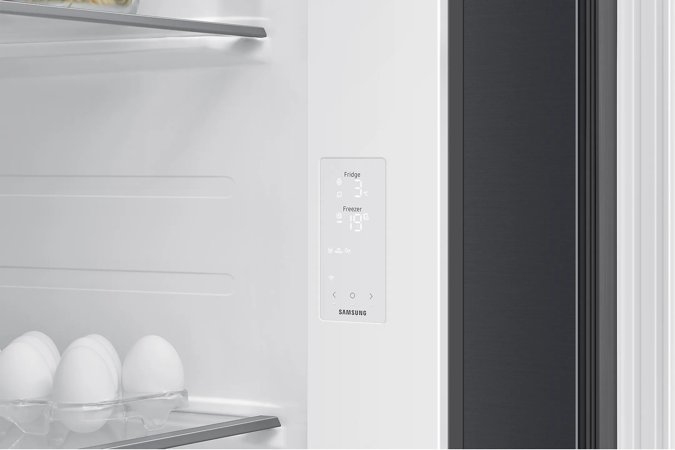 Samsung Frigo américain Bespoke AI RS70F66KCFEF - Noir image