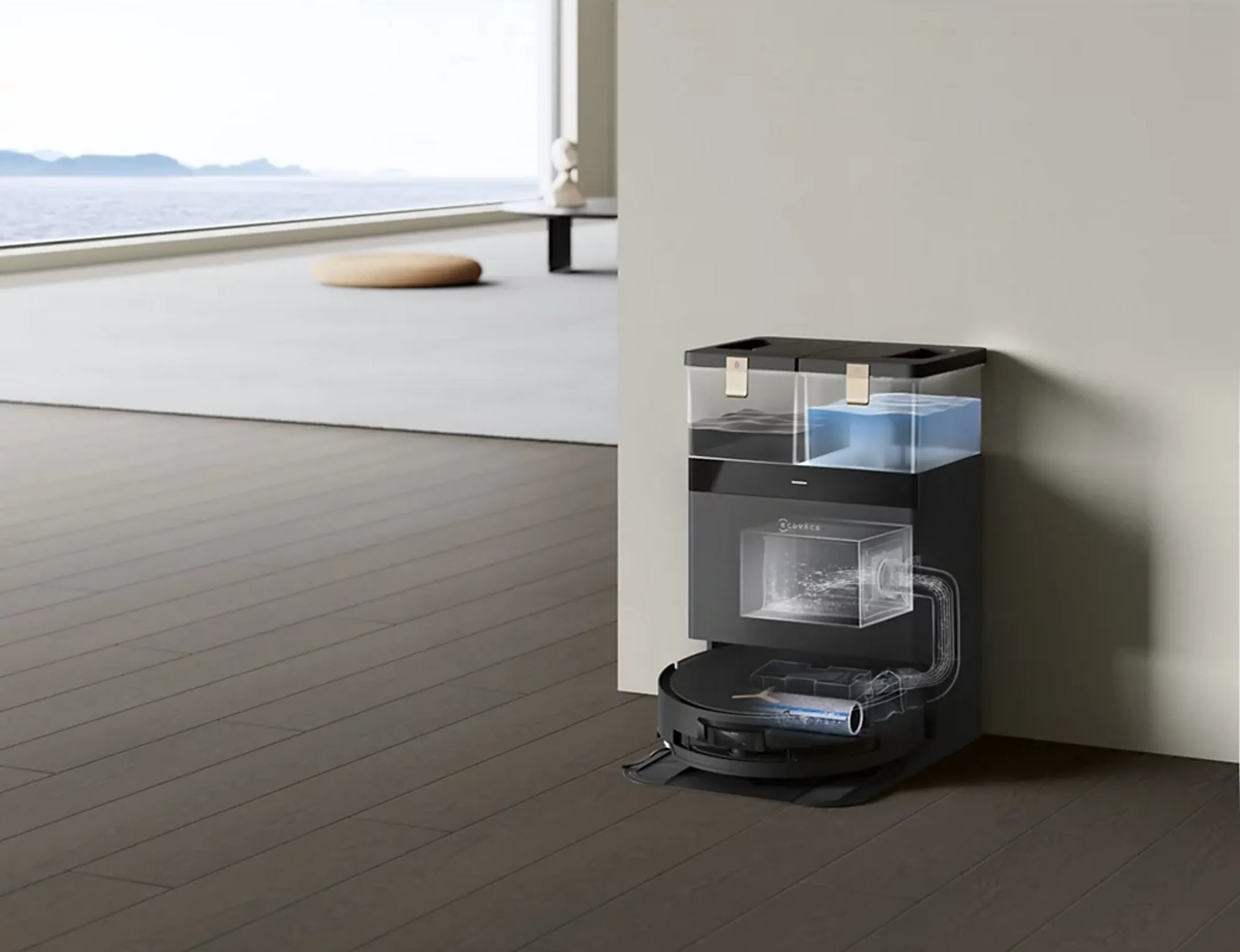 ECOVACS Staubsauger-Waschroboter Deebot X8 Pro Omni - Schwarz image