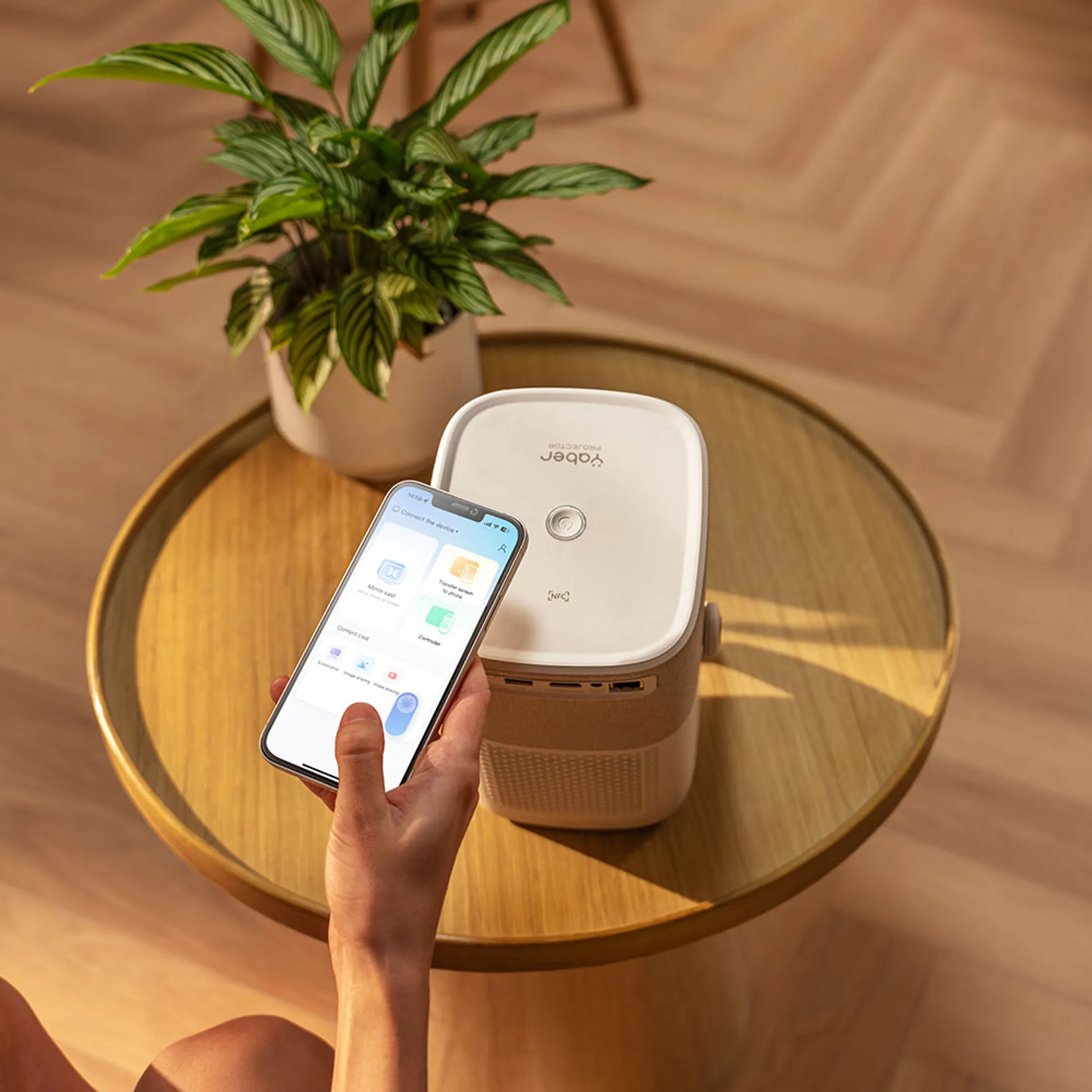 YABER Projecteur portable T2 Plus - Beige image