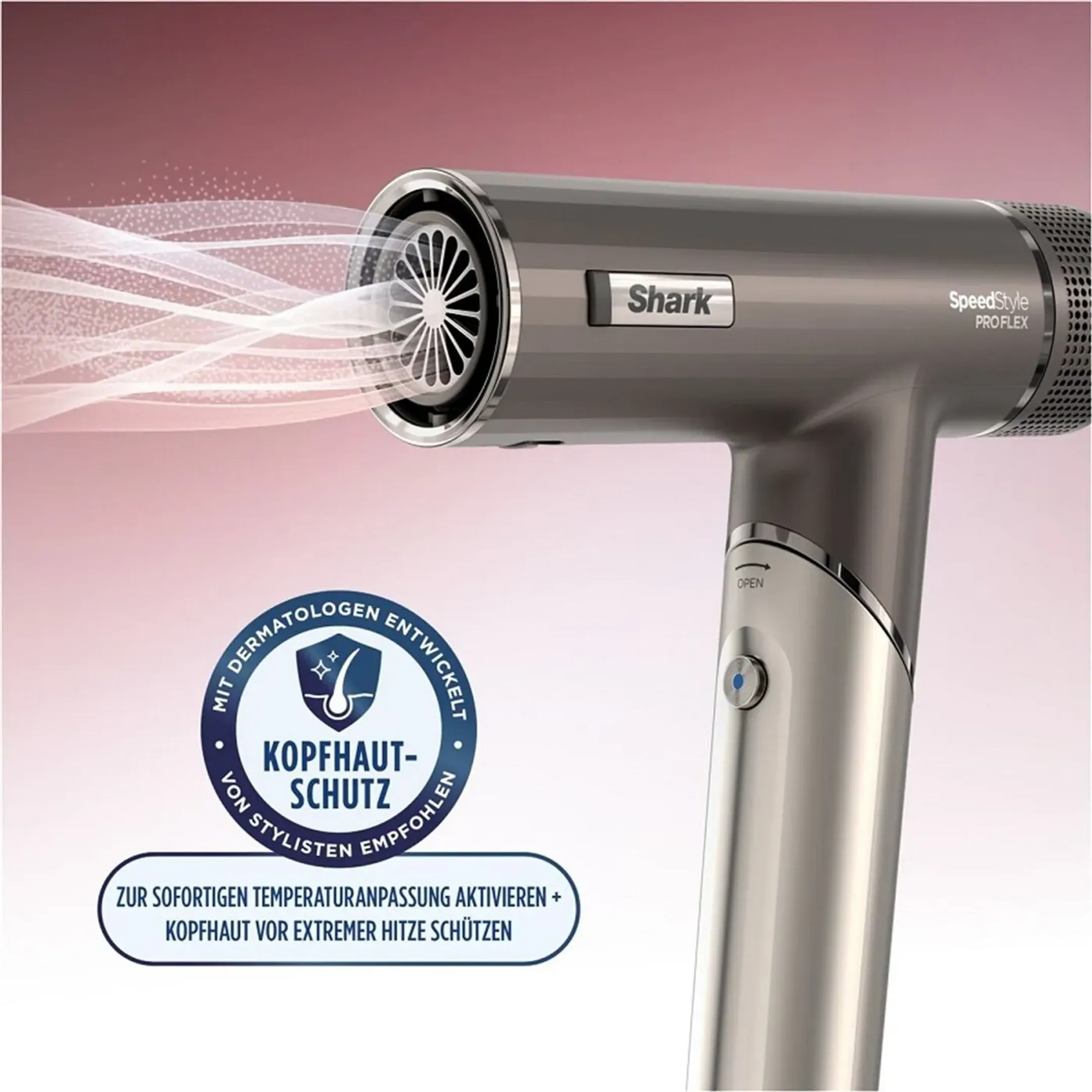 Shark 4-in-1-Haartrockner SpeedStyle Pro FLEX HD542EU image