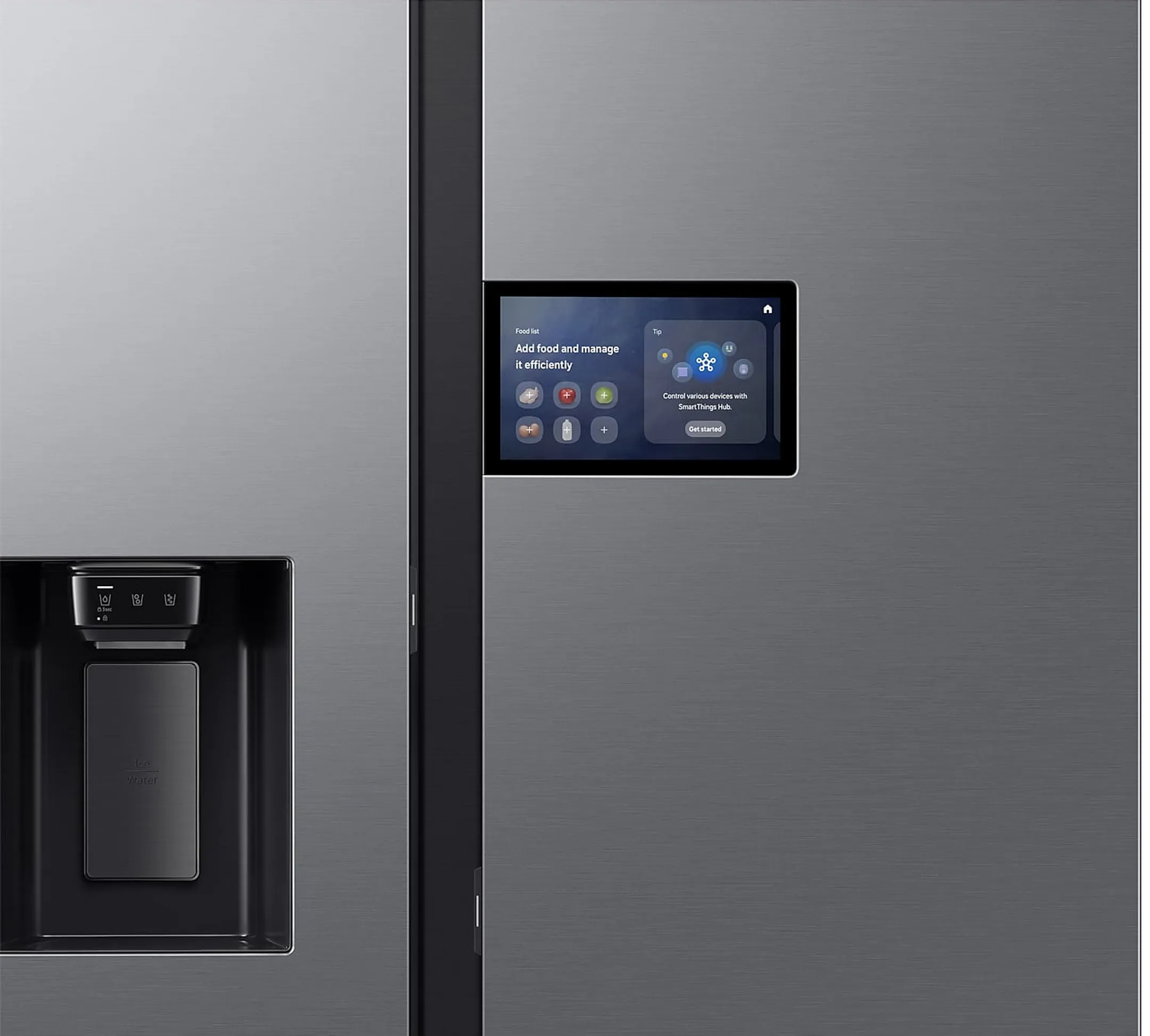 Samsung Frigo américain AI Home RS90F64EDTEF - Inox image