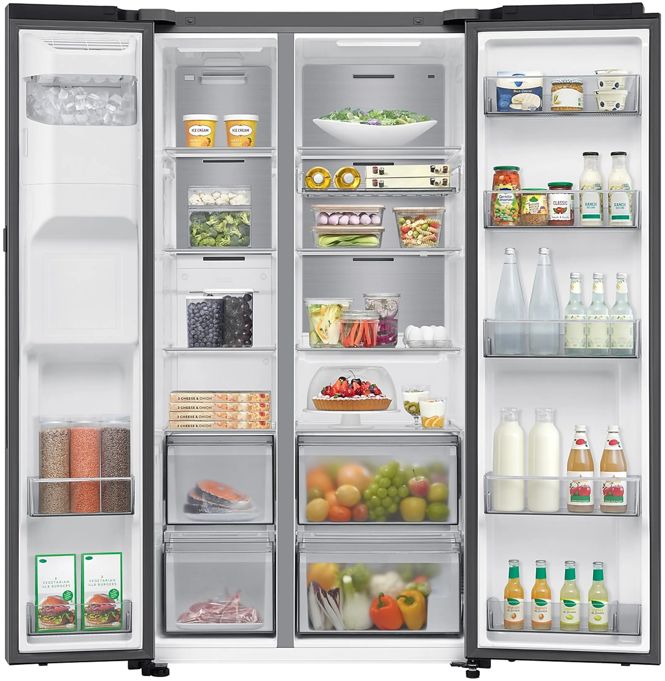 Samsung Frigo américain AI Home RS90F64EDTEF - Inox image