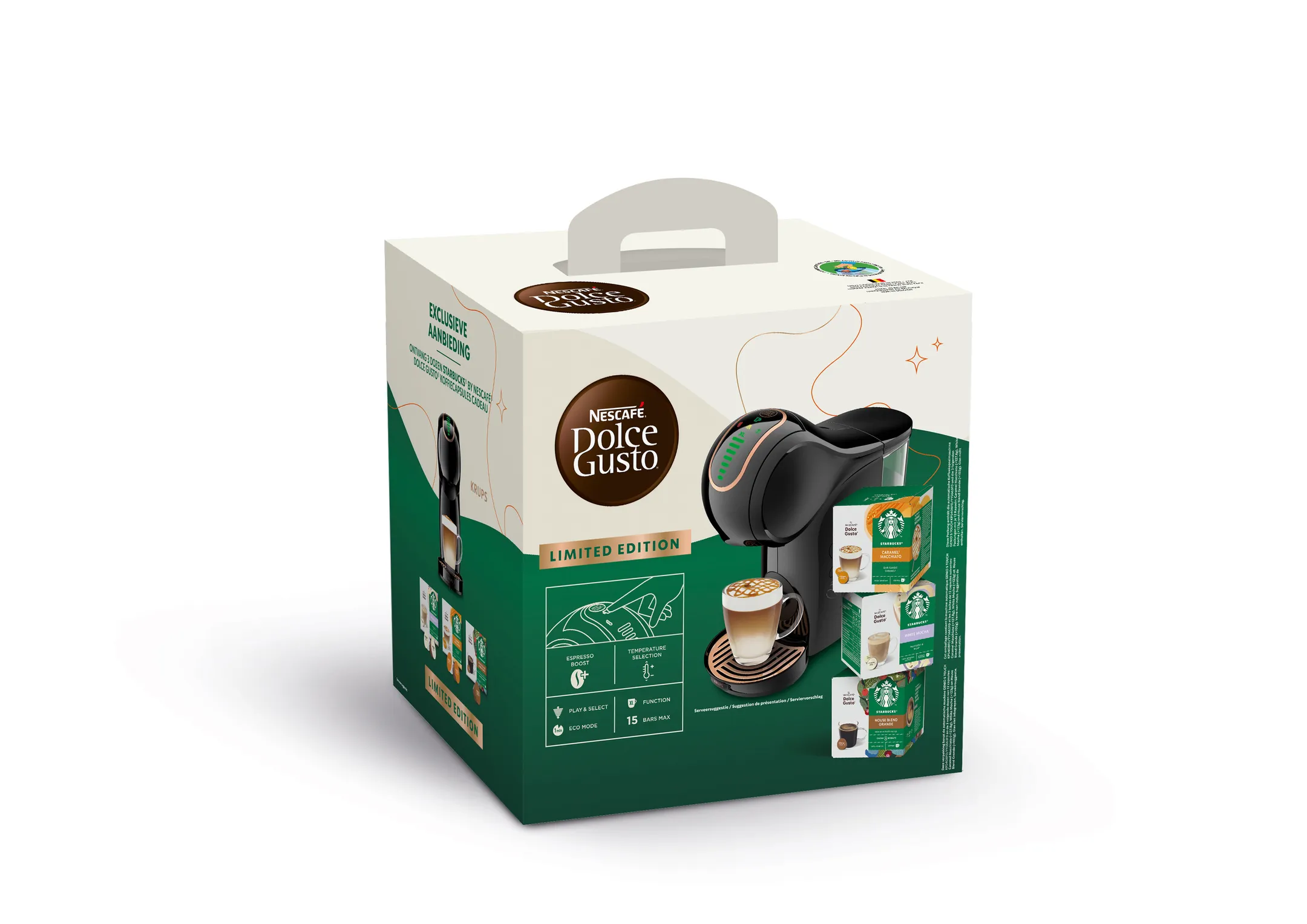 Krups Nescafé Dolce Gusto Genio S YY5663FD + 3 Packungen Starbucks Kaffeekapseln image