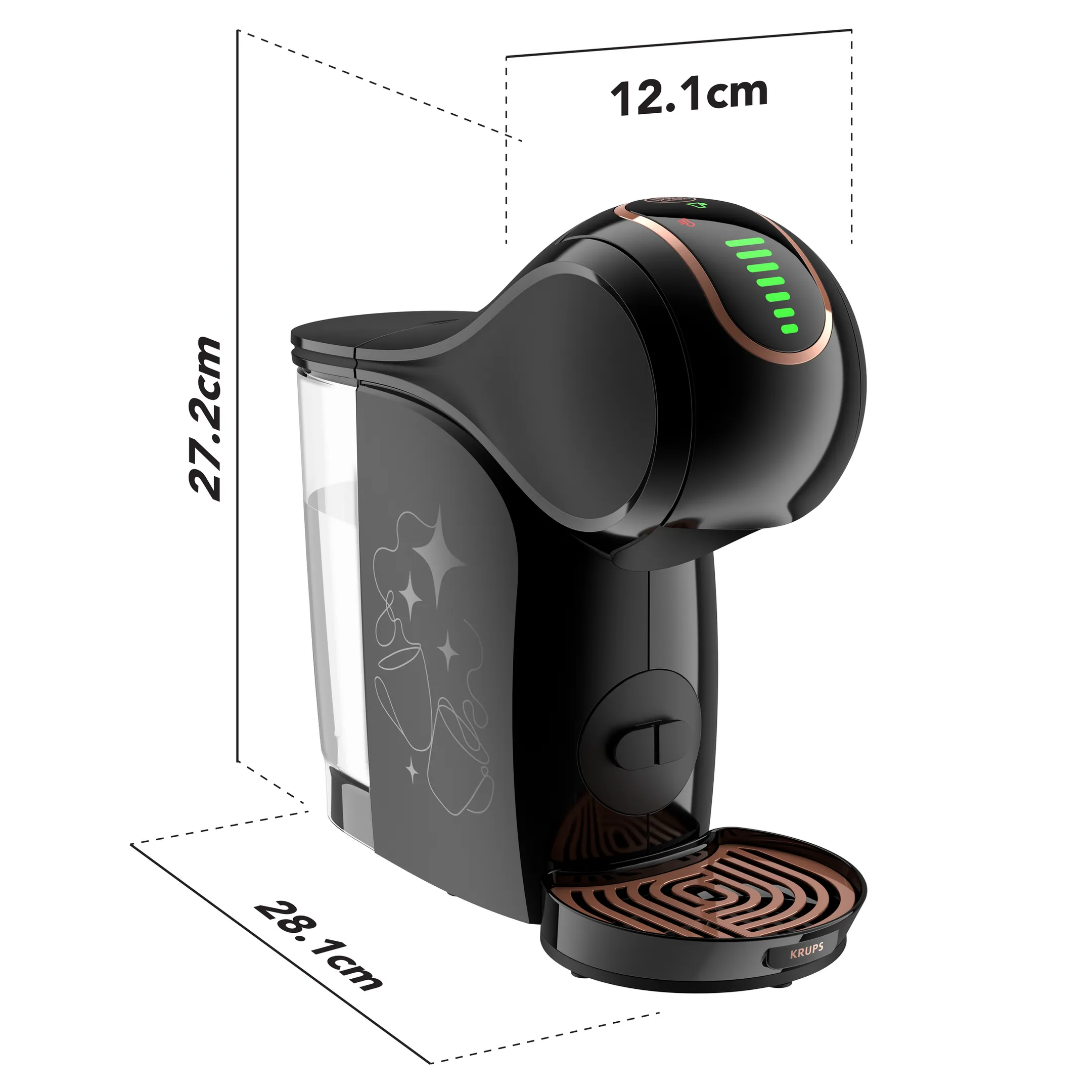 Krups Nescafé Dolce Gusto Genio S YY5663FD + 3 Packungen Starbucks Kaffeekapseln image