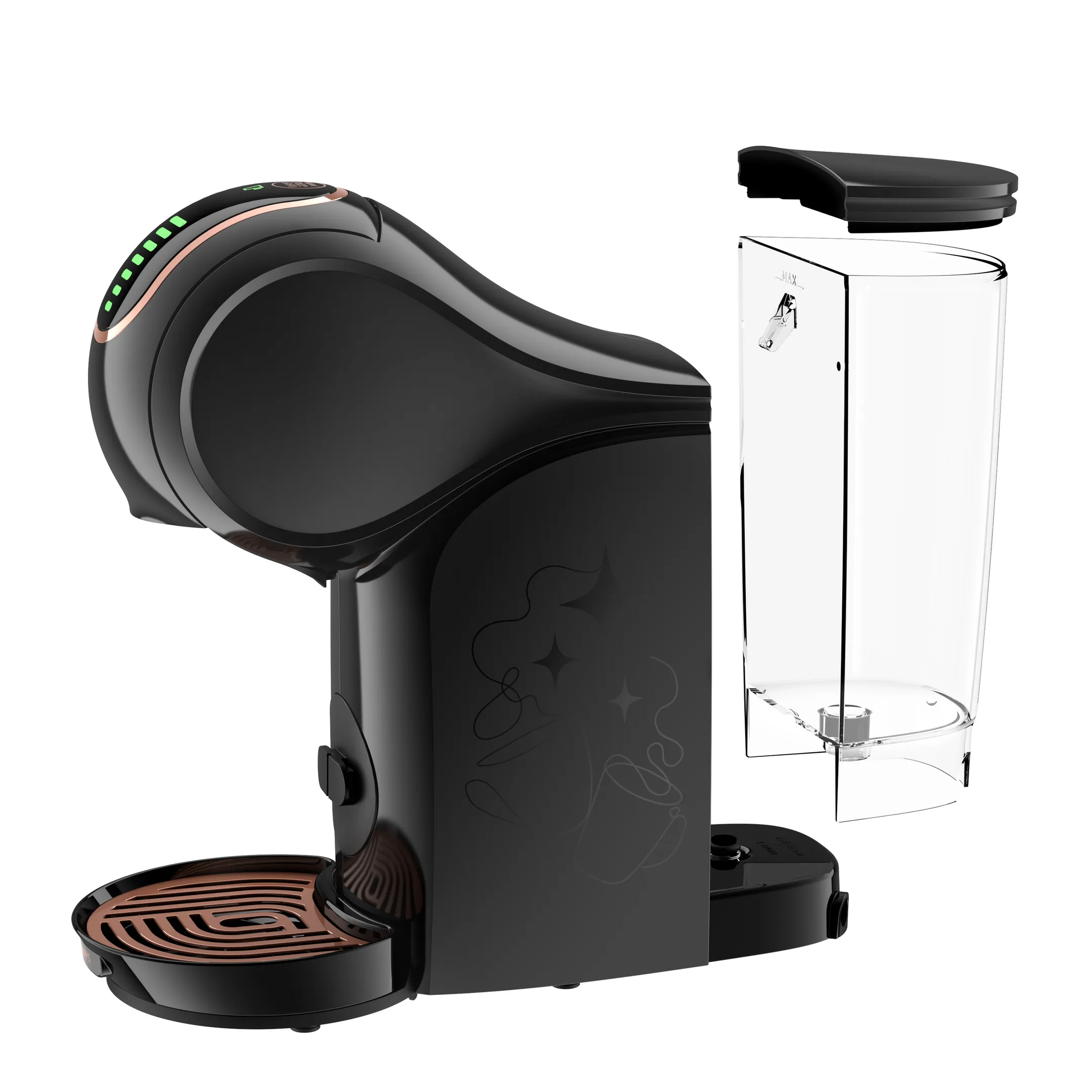 Krups Nescafé Dolce Gusto Genio S YY5663FD + 3 Packungen Starbucks Kaffeekapseln image