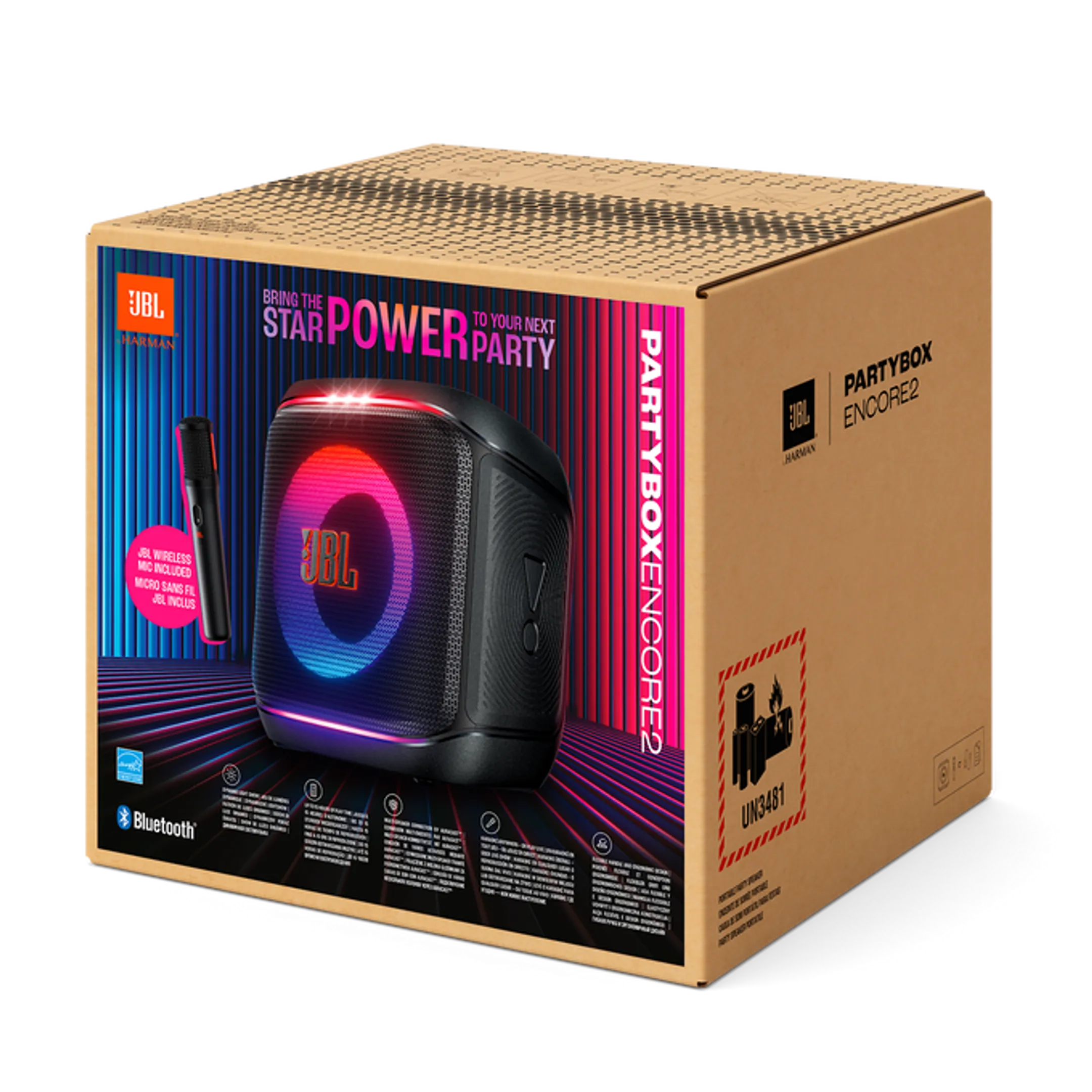 JBL Bluetooth speaker PartyBox Encore 2 - Black image