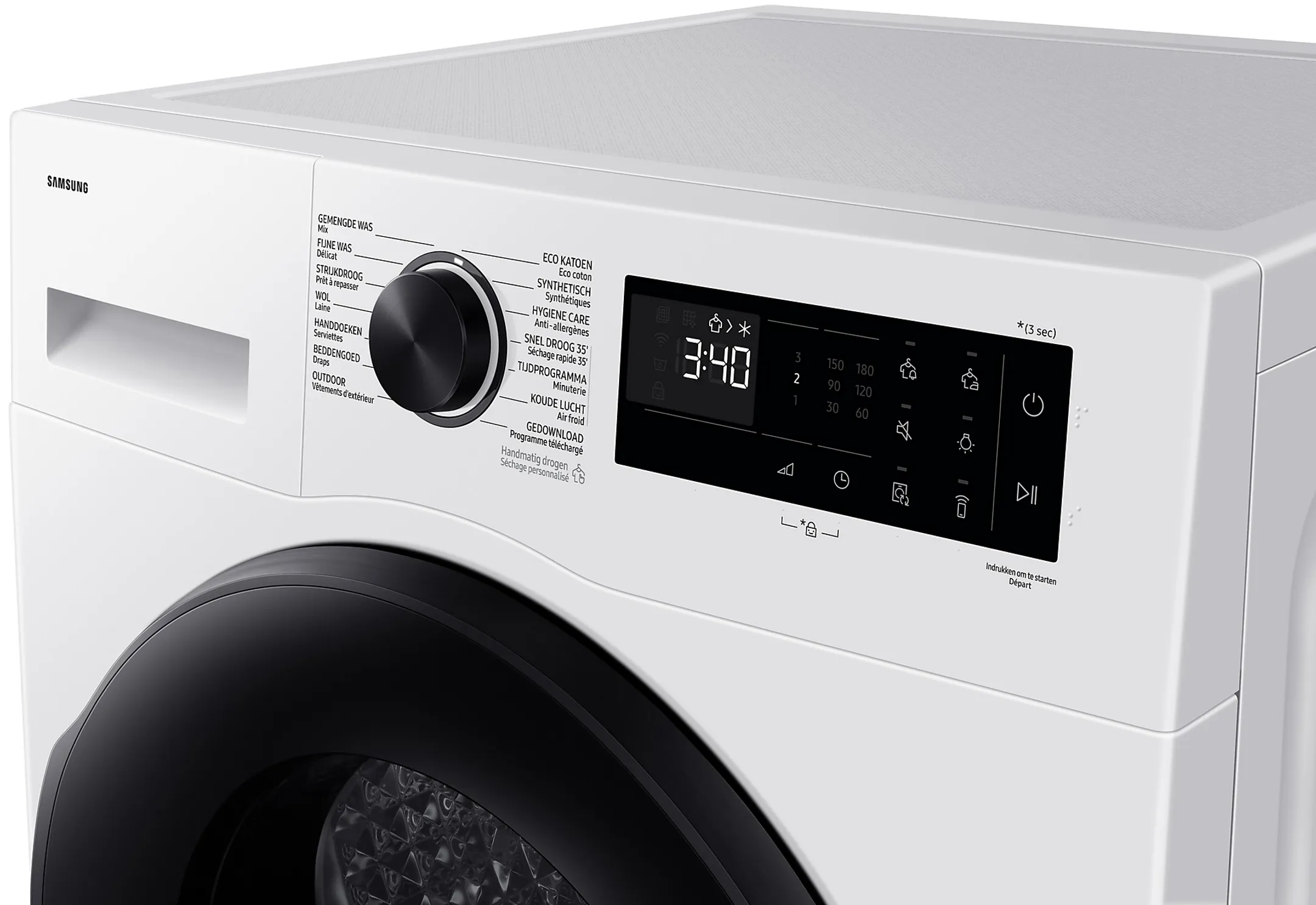 Samsung Heat pump dryer Serie 5000 Optimal Dry DV9UDG52A0AEEN image