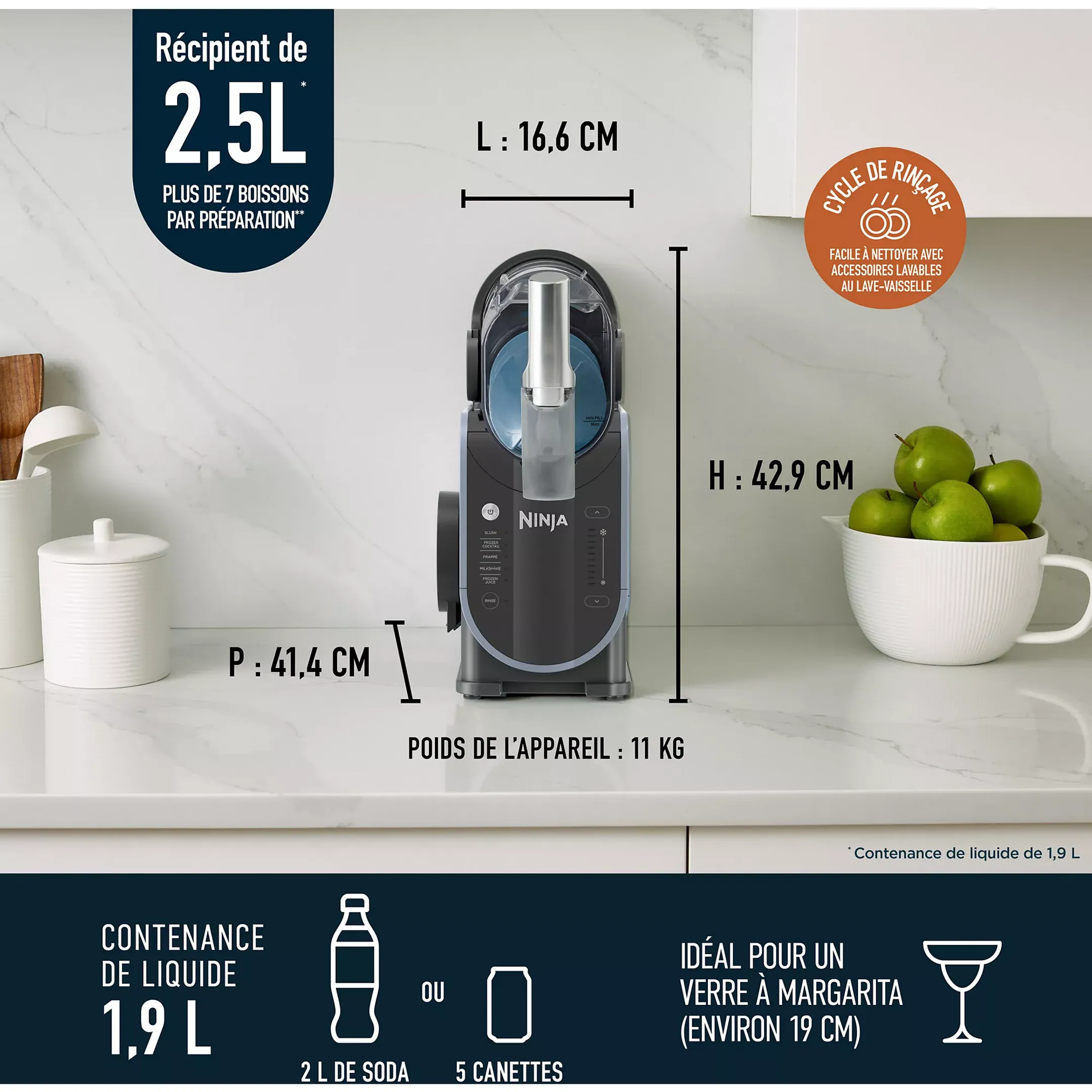 Ninja Machine à boissons glacées SLUSHi FS301EU image