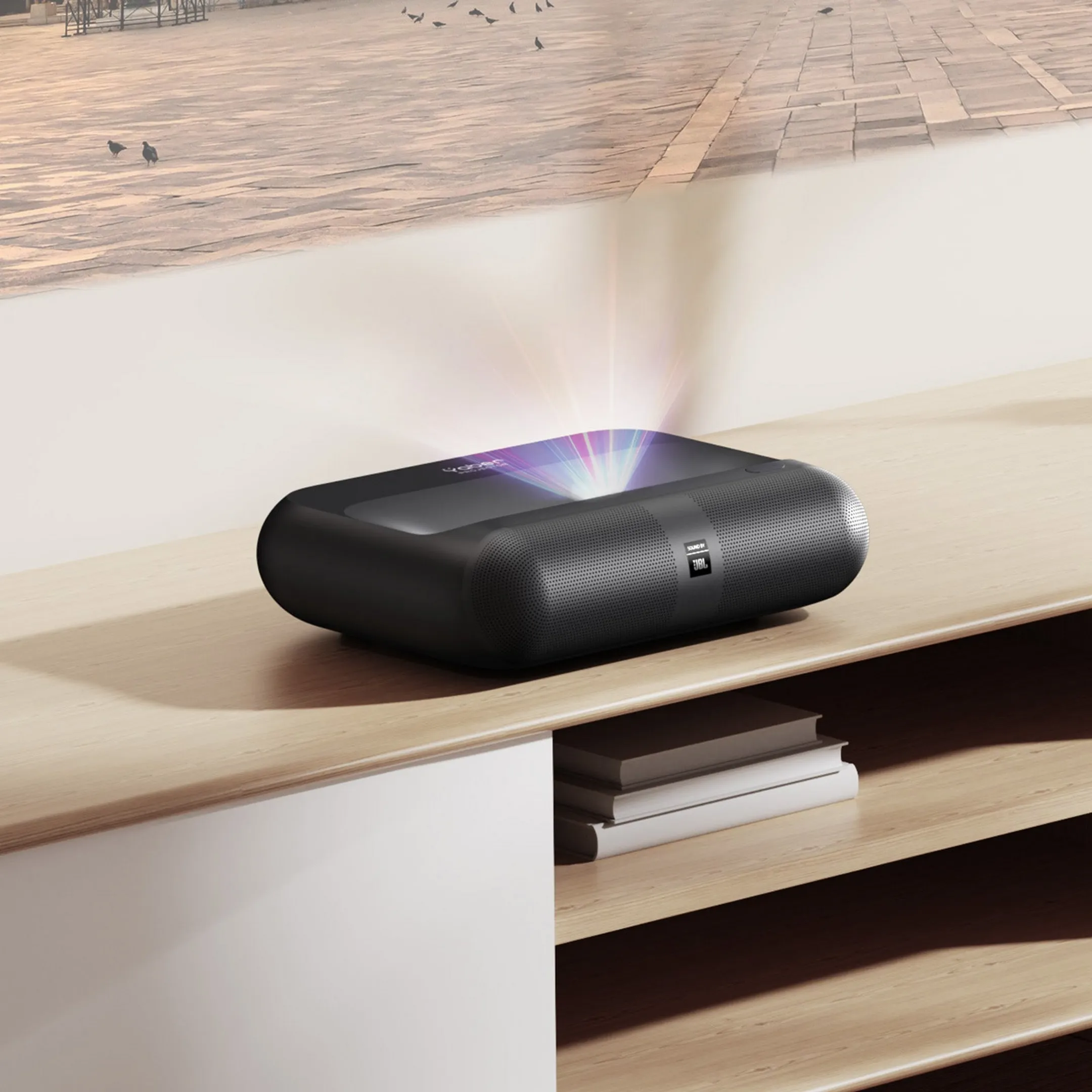 YABER Ultrakurzdistanz-Laserprojektor K300S - Schwarz image