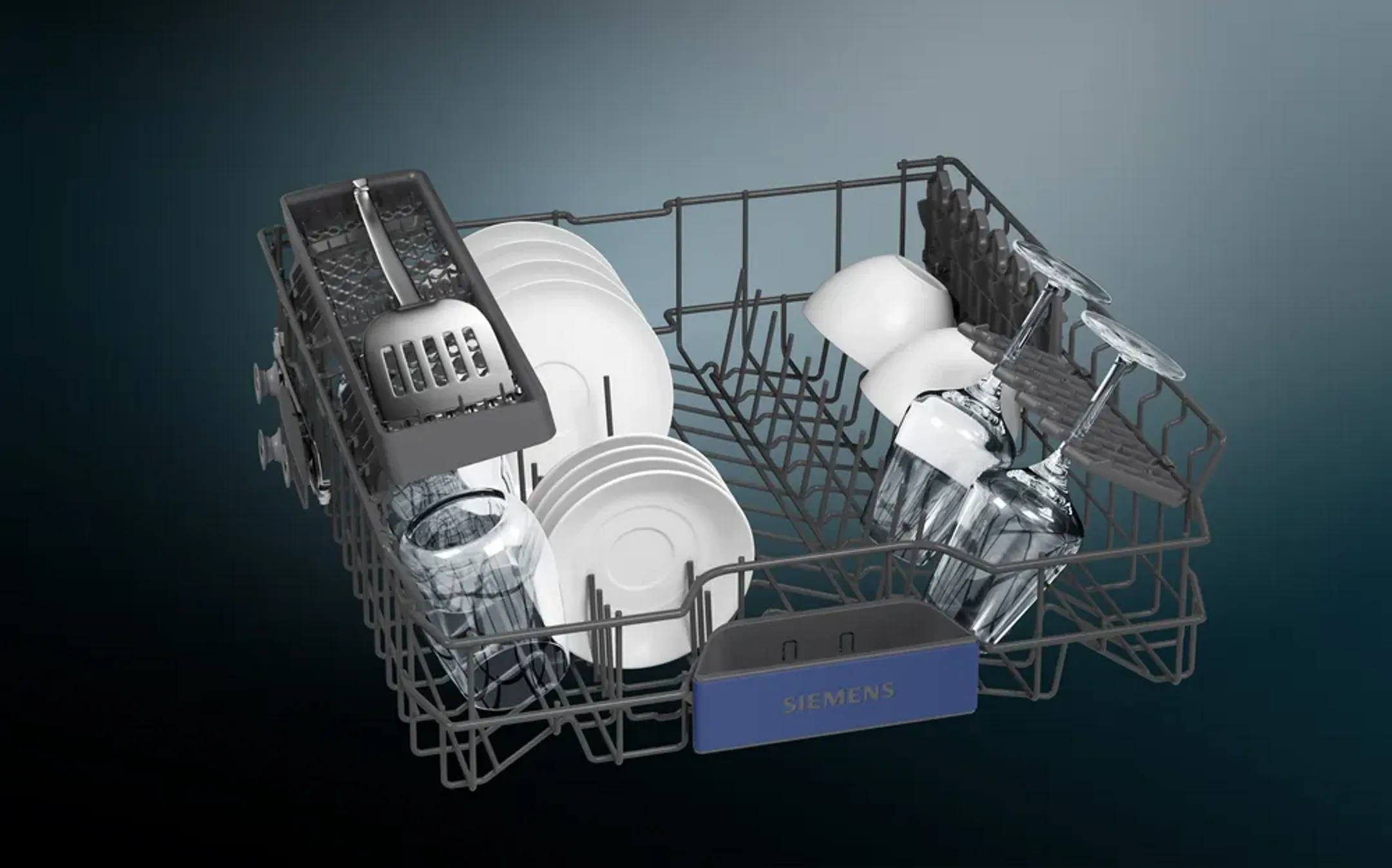 Siemens Semi built-in dishwasher iQ300 SN43ES04TE image